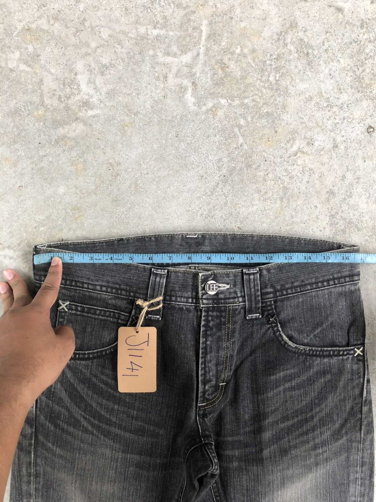 If Six Was Nine Japanese Lee Flared Jeans Distressed Jeans Size US 33 - 24 Thumbnail