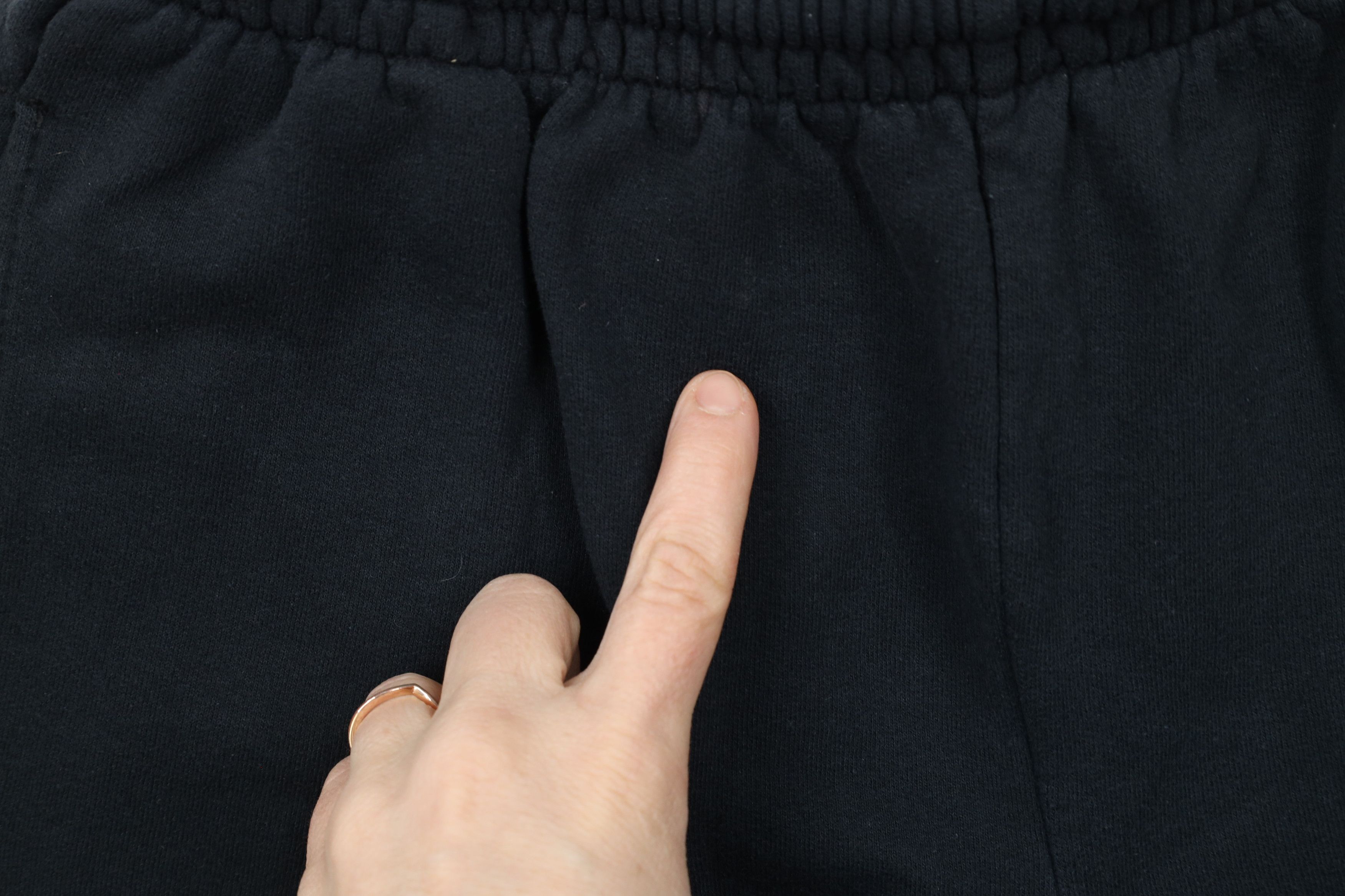 Vintage Vintage 90s Streetwear Blank Cuffed Sweatpants Joggers Black Size US 34 / EU 50 - 6 Thumbnail