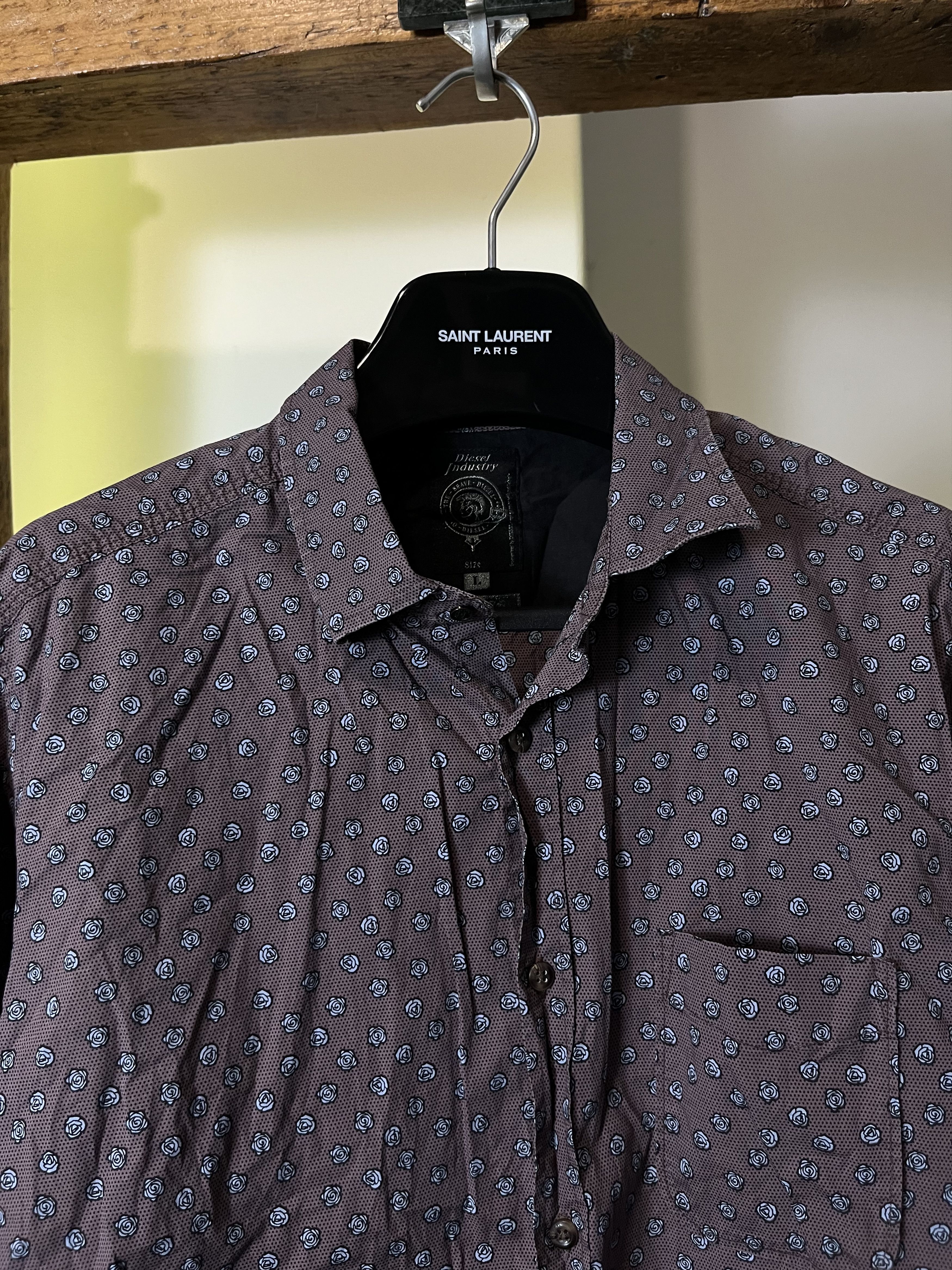 Diesel × Vintage Diesel Fullprint Shirt Size US L / EU 52-54 / 3 - 2 Thumbnail