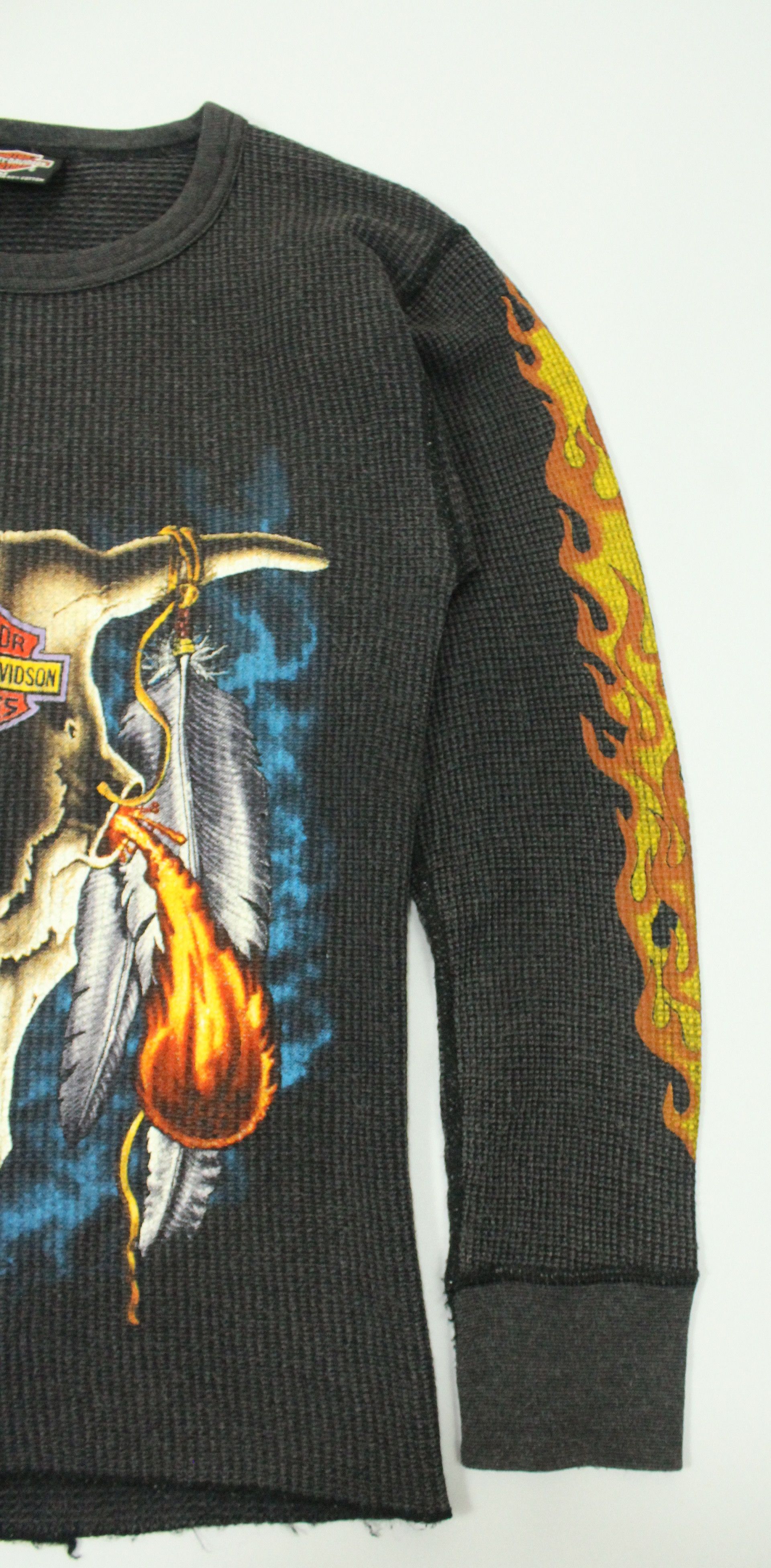 Harley Davidson Vintage HARLEY DAVIDSON Shirt HOLOUBEK Flame Thermal Bodyfit Size US M / EU 48-50 / 2 - 4 Thumbnail