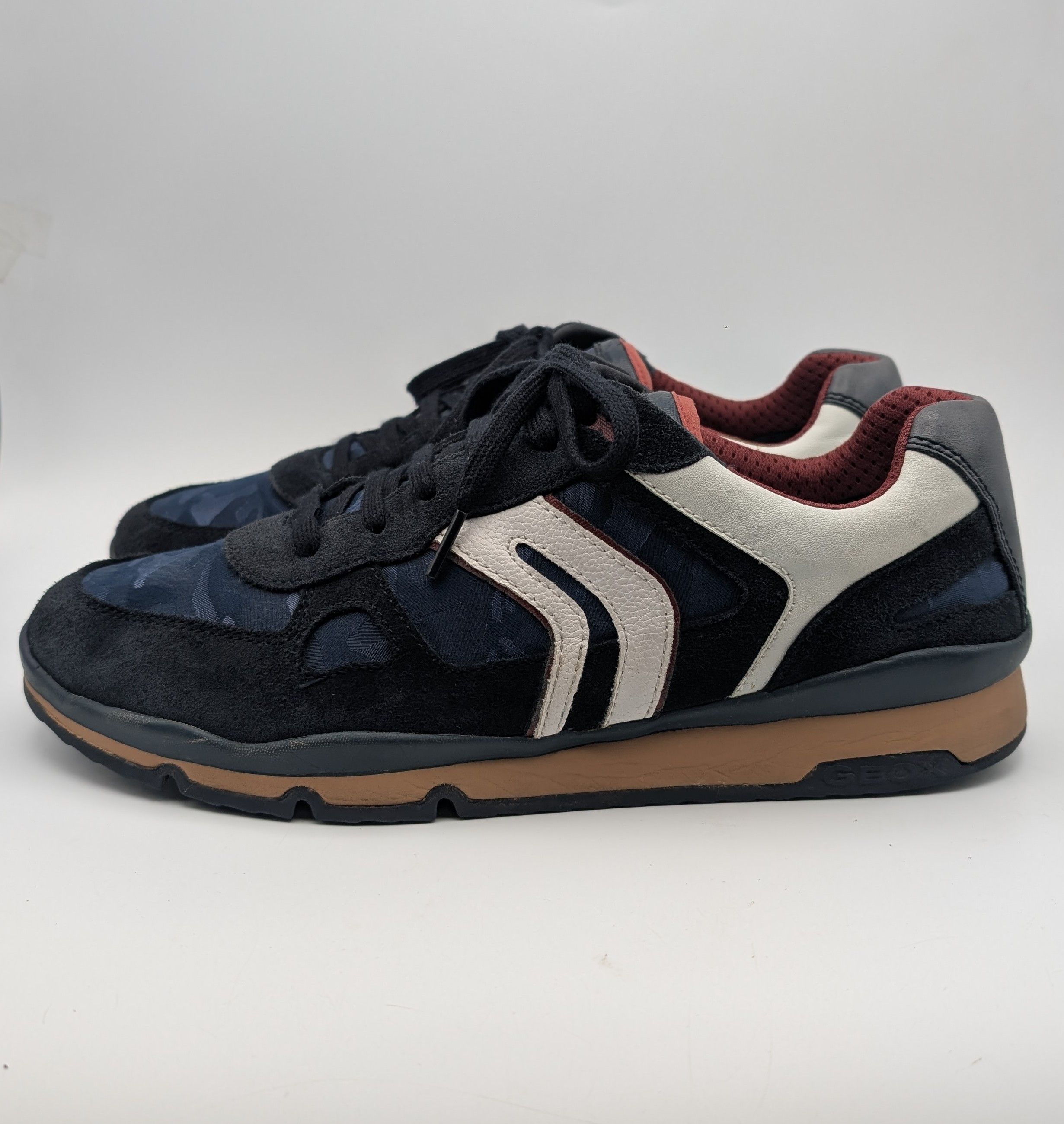Geox Geox Navy Camo Sneakers (9) Size US 9 / EU 42 - 1 Thumbnail