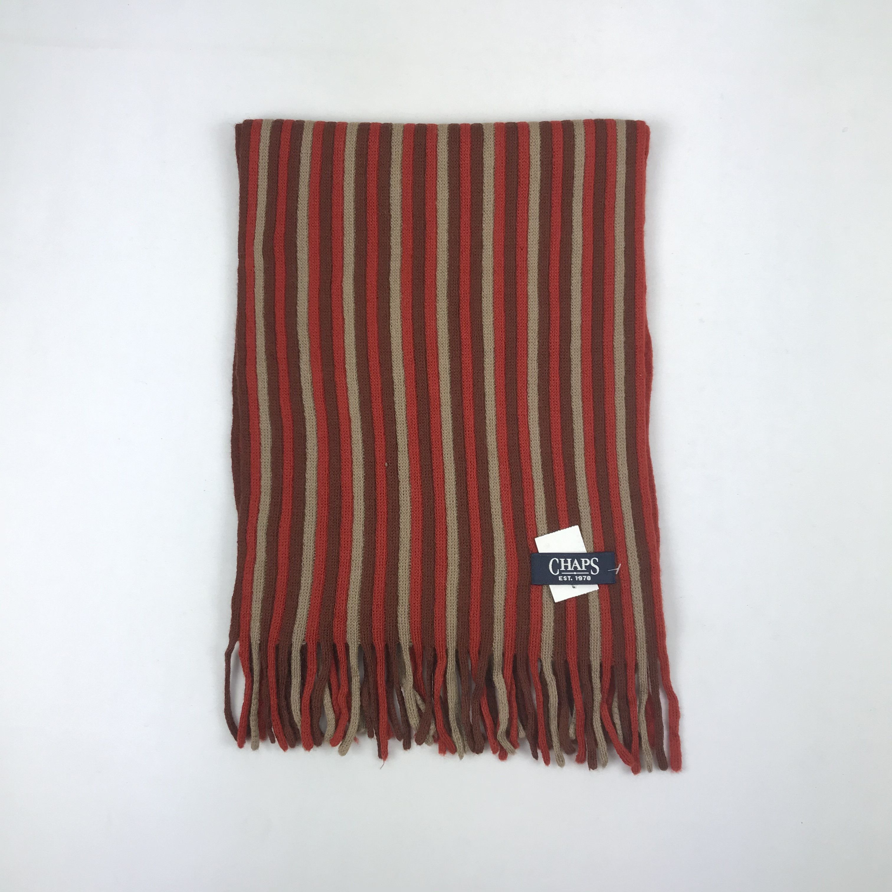 Chaps Vintage Chaps Scarf Muffler Wool Cashmere Scarves Size ONE SIZE - 2 Thumbnail