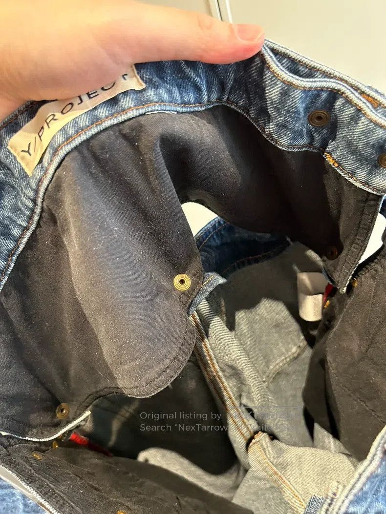 Y/Project Y/PROJECT Size 32 Waist openwork jeans Size US 32 / EU 48 - 5 Thumbnail