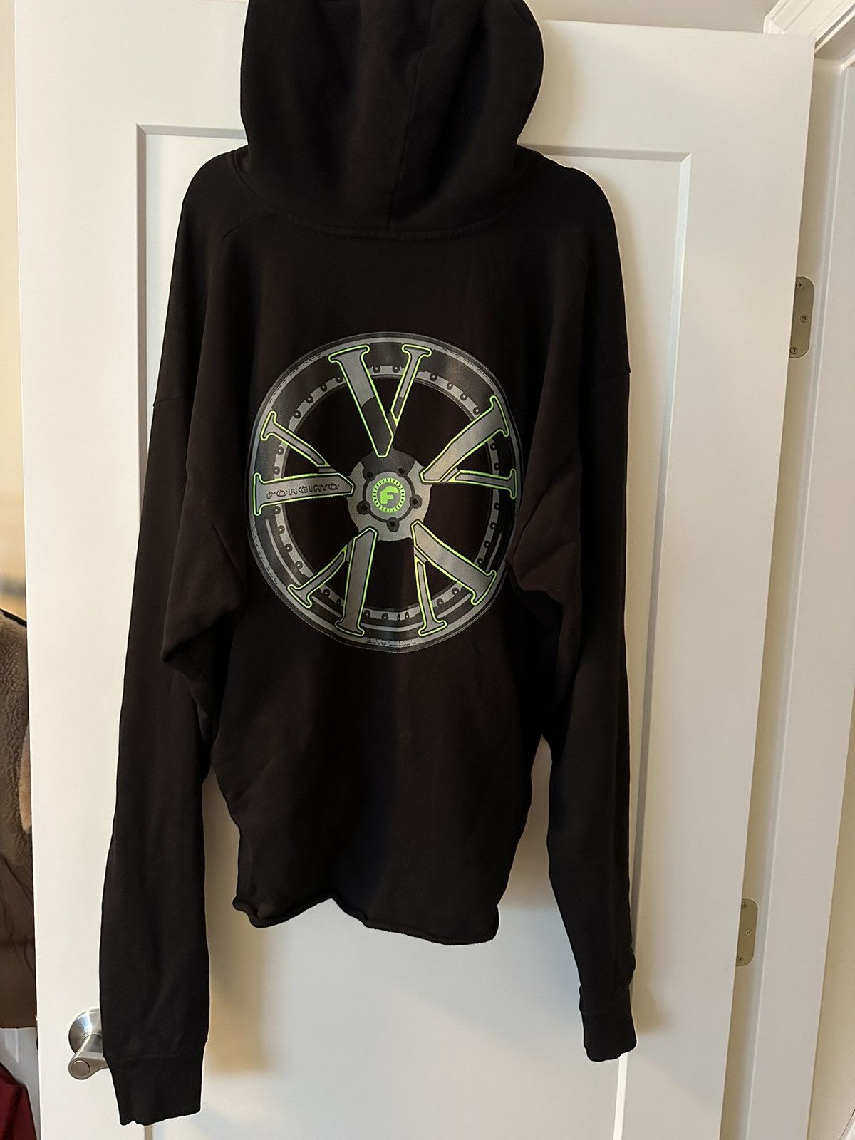 image of Vlone Forgiato Hoodie in Black, Men's (Size Medium)