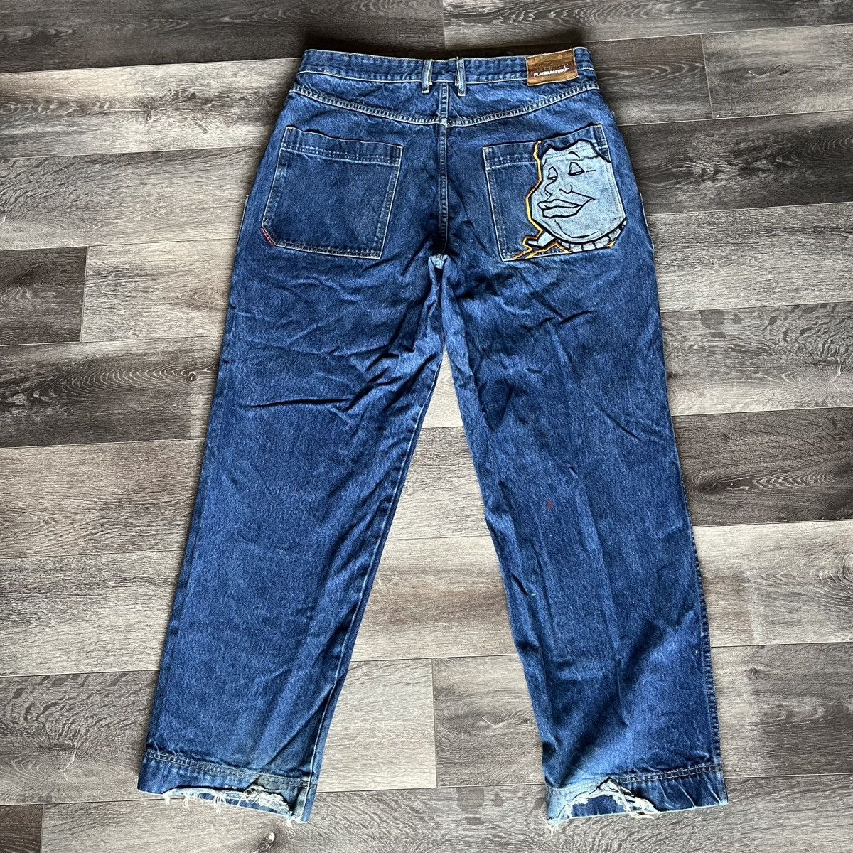 Fubu Vintage 90s Platinum Fubu Fat Albert Skate Baggy Denim Jeans Size US 40 / EU 56 - 1 Thumbnail