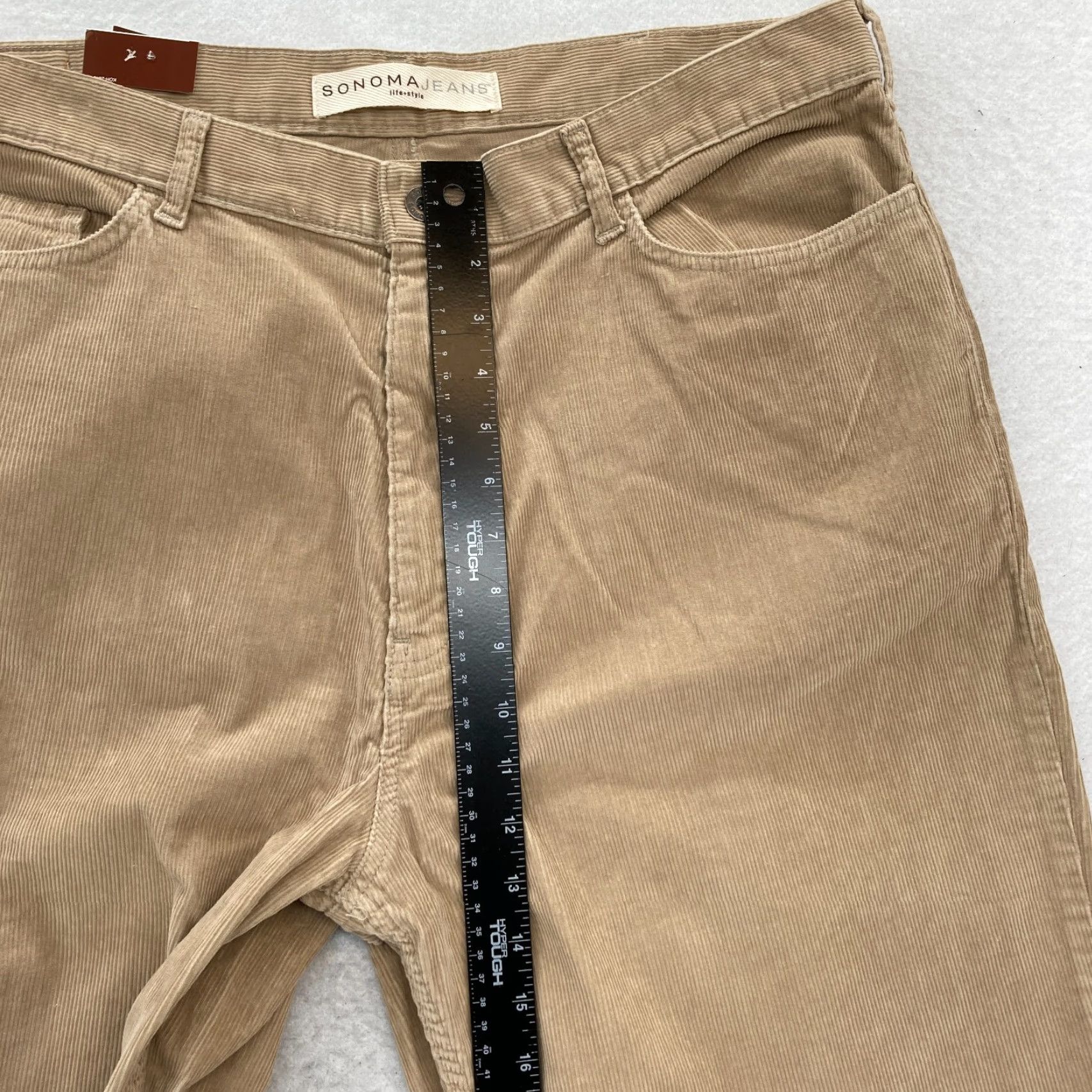 Vintage Sonoma Pants Mens 38x34 Brown Corduroy 100% Cotton Relaxed Straight Leg Mid Rise Size US 38 / EU 54 - 7 Thumbnail
