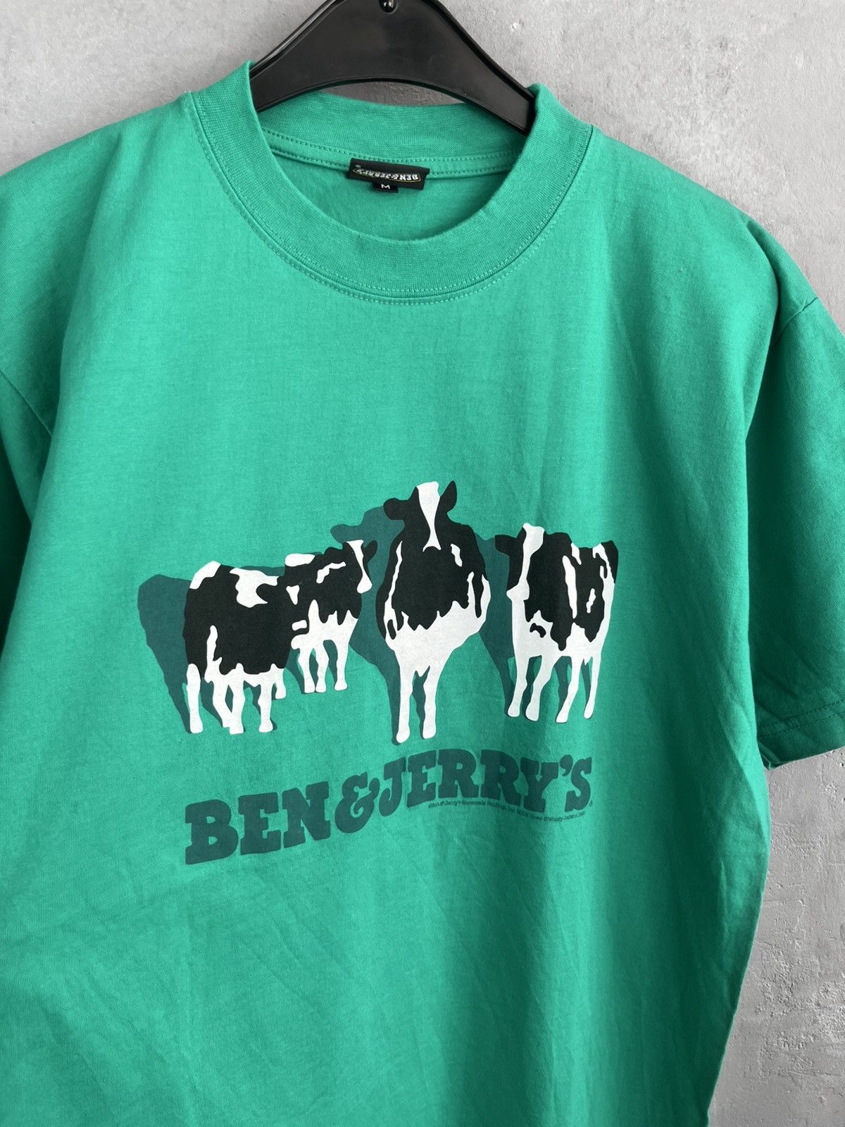 Anime × Vintage Vintage Ben & Jerrys 1990th single t-shirt made in Usa cow Size US M / EU 48-50 / 2 - 7 Thumbnail
