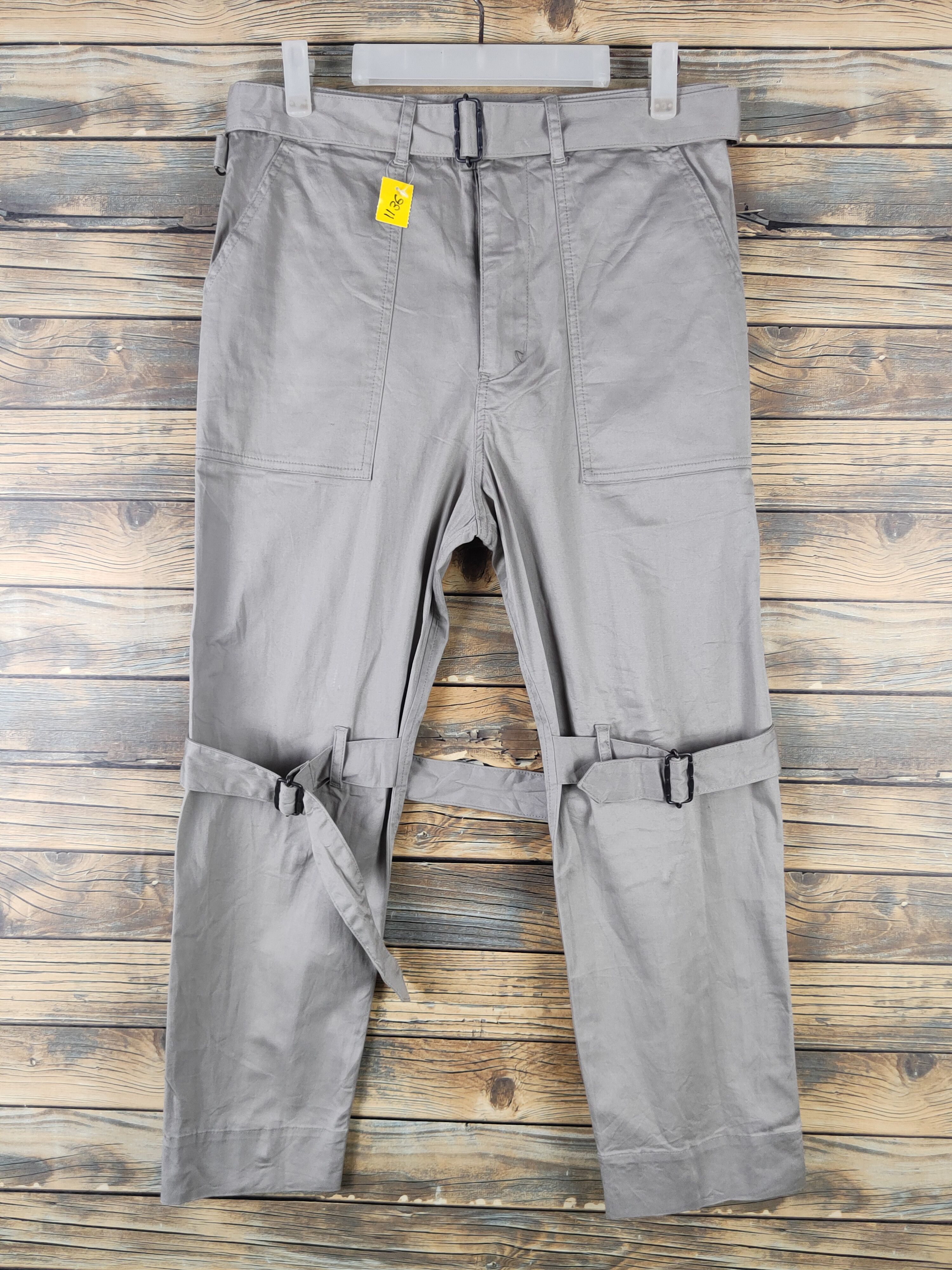 Japanese Brand DL Chord Number 8 Gray Multipocket Casual Pants #1136 Size US 30 / EU 46 - 1 Thumbnail