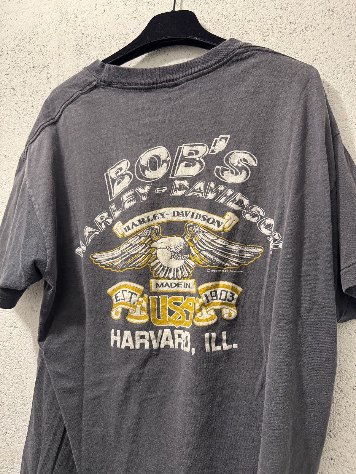 Vintage 1980s Harley Davidson “The Eagle has Landed” Holoubek tee Size US XL / EU 56 / 4 - 8 Thumbnail