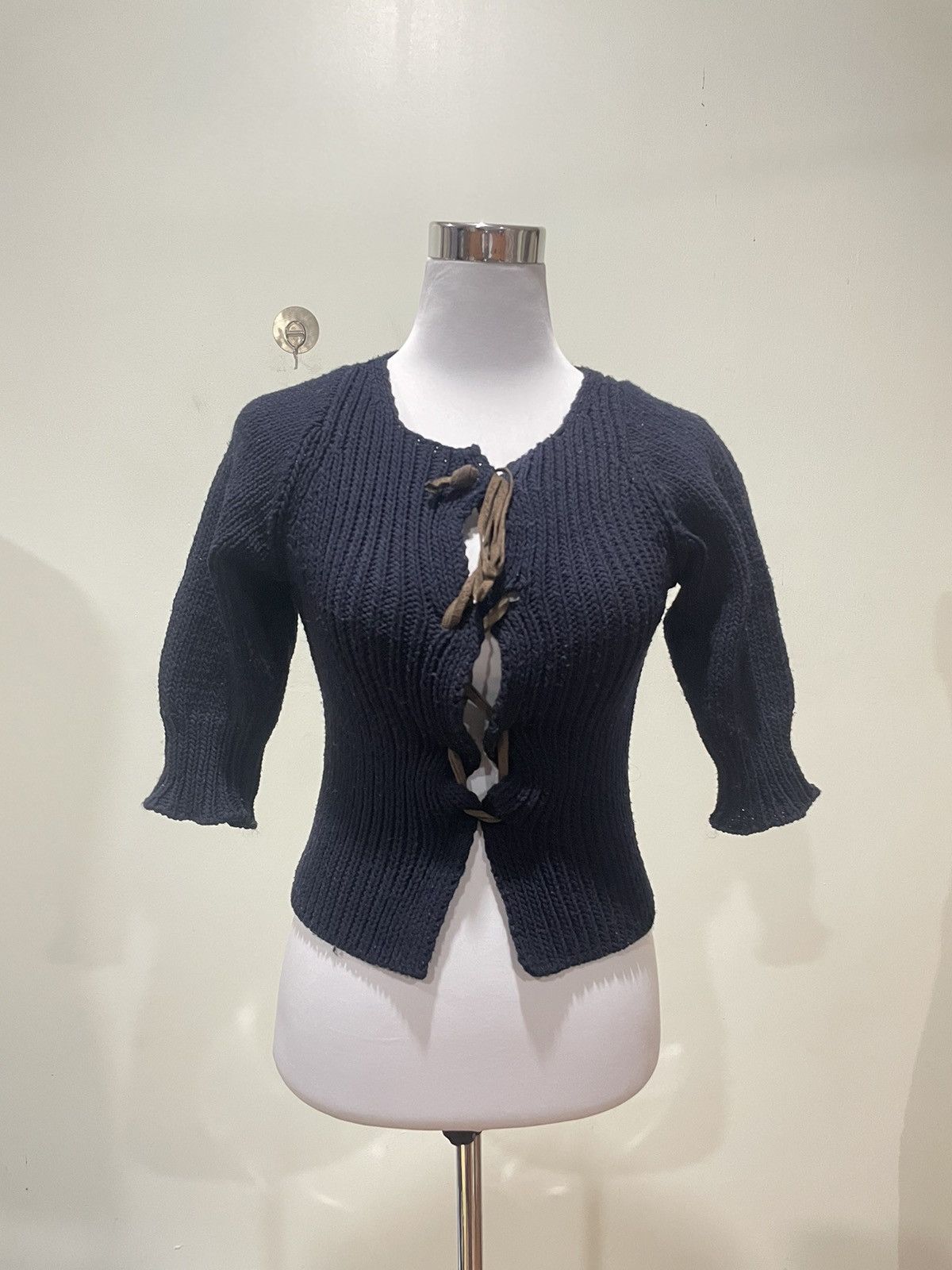 image of Vintage Zucca Cardigan in Black, Women's (Size Medium)