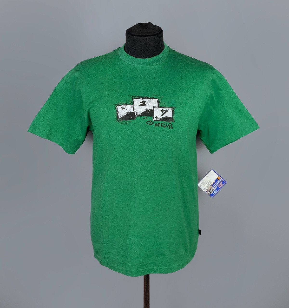 Rip Curl 90s RIP CURL S*ck Sh*t Single Stitch SS Surf Crew T-Shirt S Size US S / EU 44-46 / 1 - 4 Thumbnail