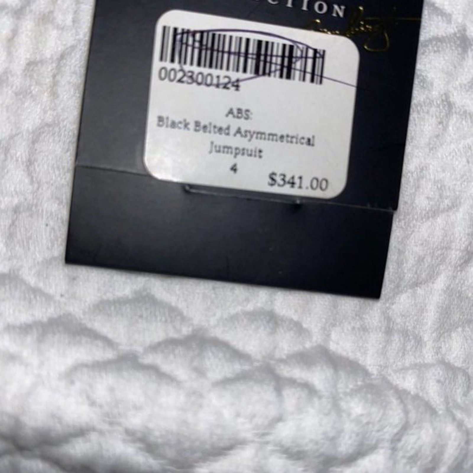 Other ABS Black One Shoulder Jumpsuit | Sz 4, NWT Size 27" / US 4 / IT 40 - 4 Thumbnail