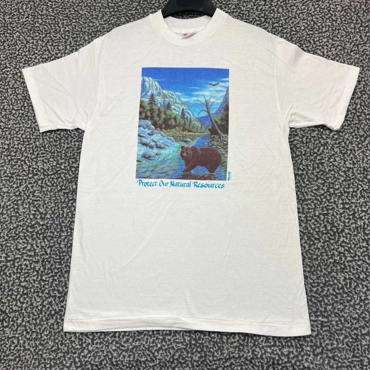 Hanes Vintage Protect Our Natural Resources Shirt Men M Beefy New Size US M / EU 48-50 / 2 - 1 Thumbnail
