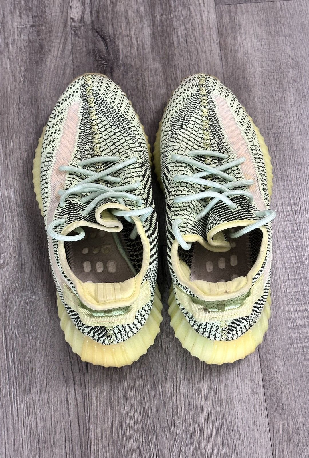Yeezy ADIDAS YEEZY BOOST 350 V2 YEEZY-Yellow and Green Size US 12 / EU 45 - 10 Thumbnail