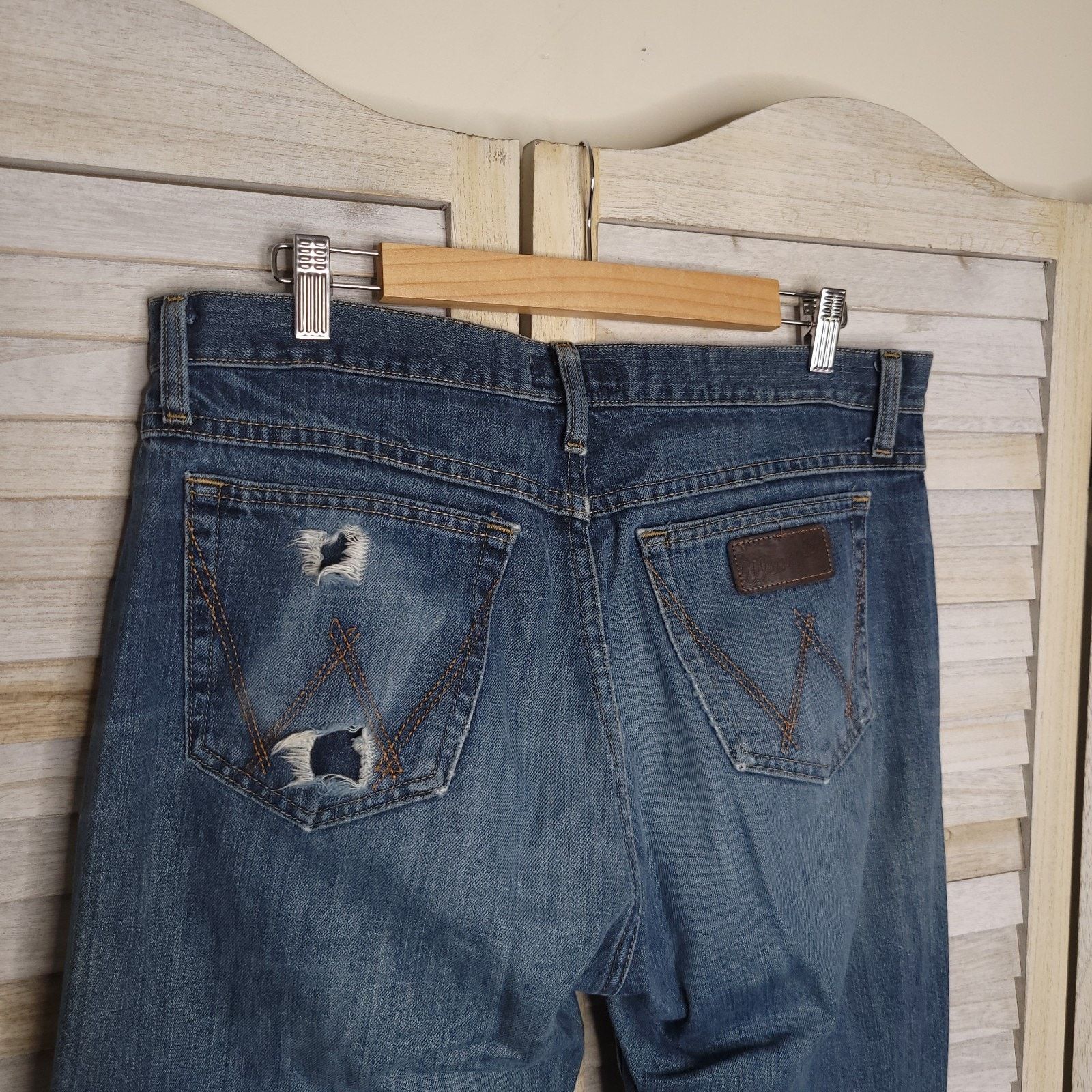 Wrangler Wrangler Jeans Mens 32x34 Competition Relaxed Size US 30 / EU 46 - 5 Thumbnail