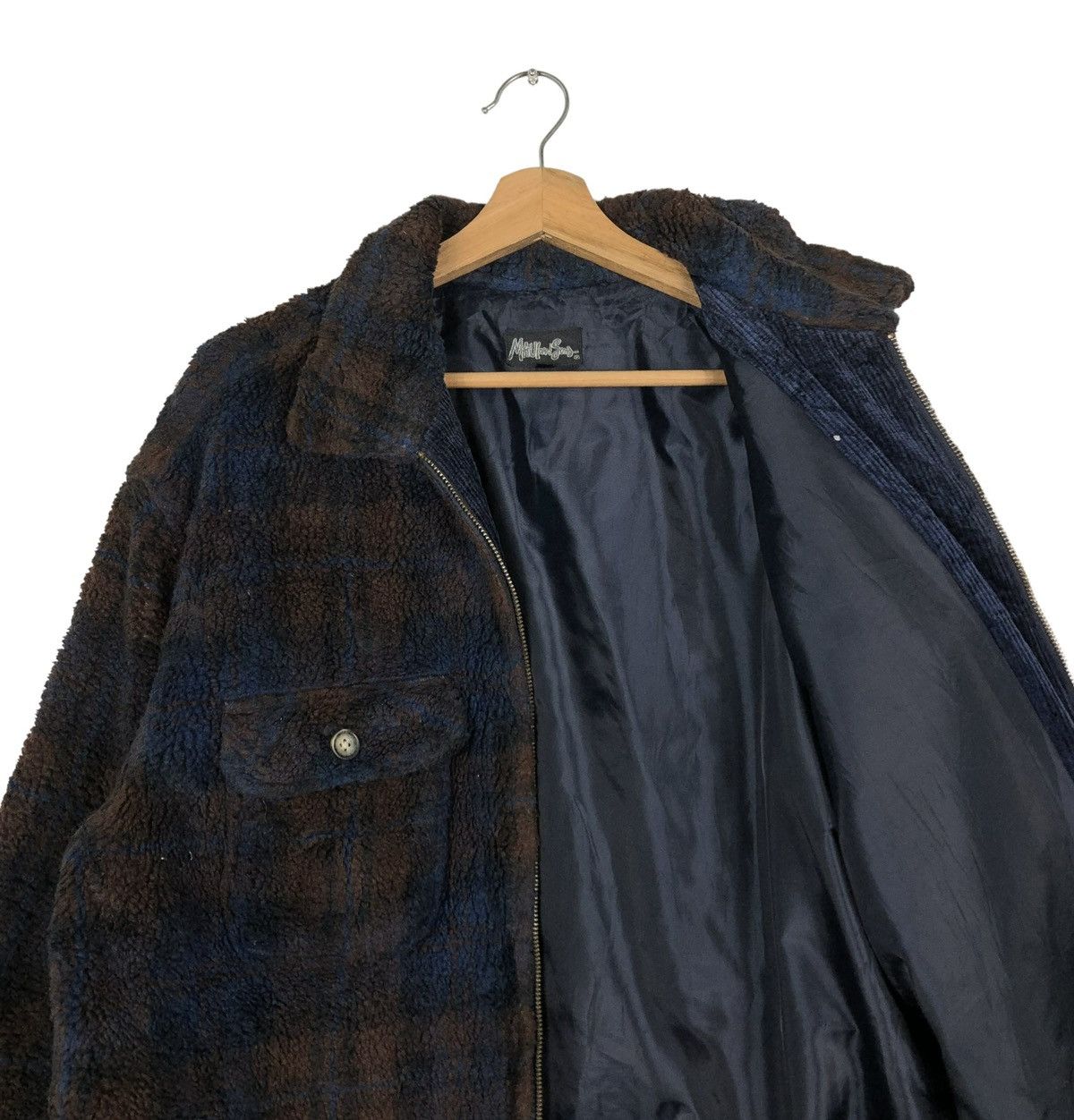Japanese Brand 🔥VINTAGE FLEECE JACKET NAVAJO NATIVE MAVI & SONS Size US L / EU 52-54 / 3 - 12 Thumbnail