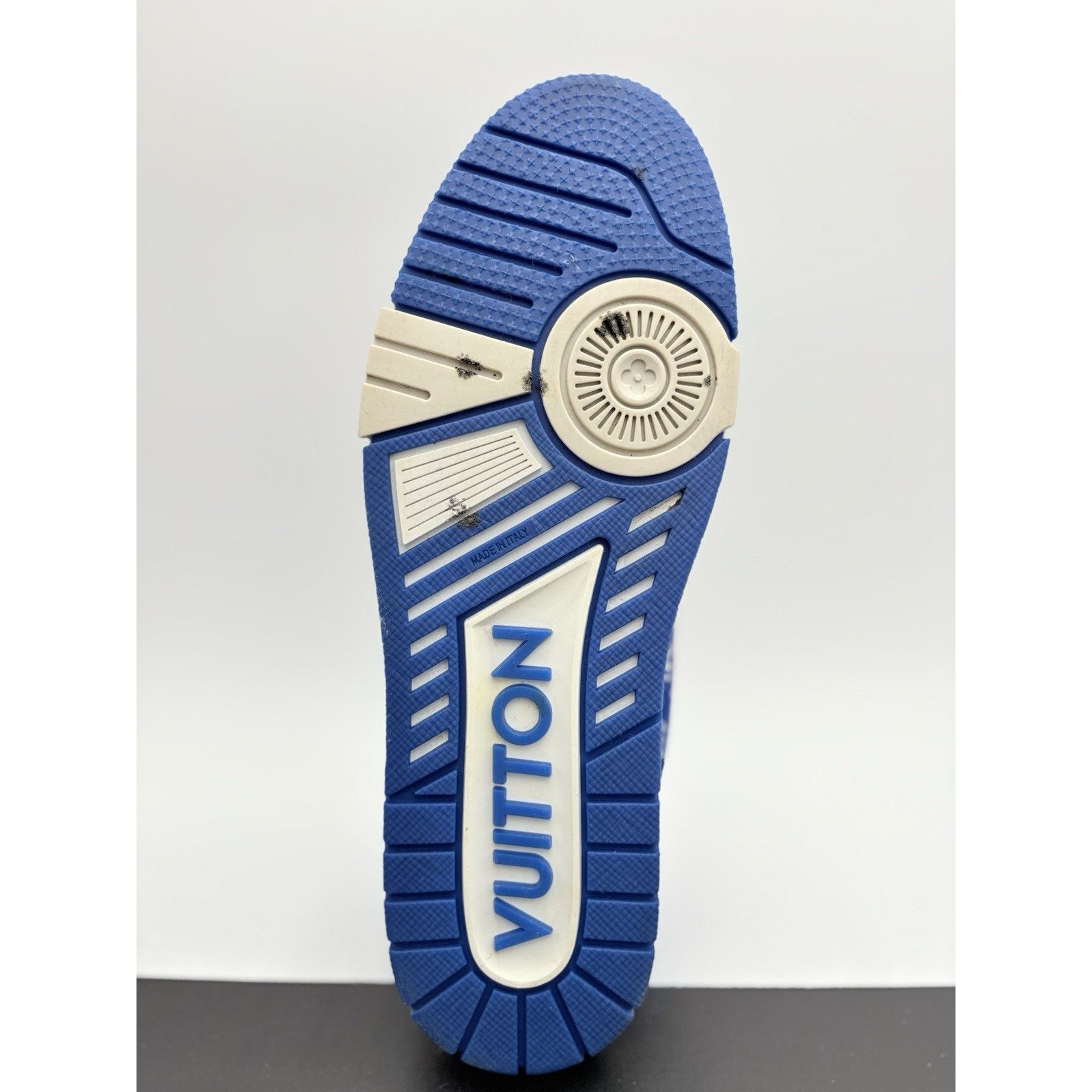 Louis Vuitton Louis Vuitton Trainer ' Blue Monogram ' | SUPER CLEAN! Size US 9.5 / EU 42-43 - 7 Thumbnail