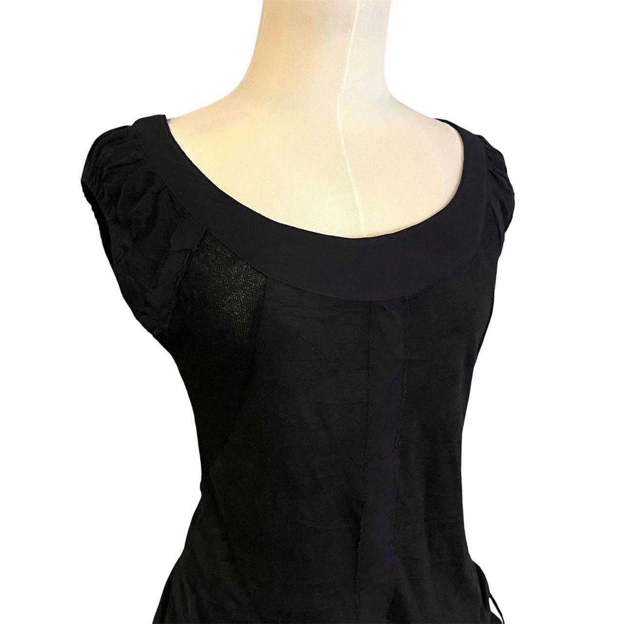 Other Vintage y2k whimsygoth Le Coeur Blanc sheer black top Size S / US 4 / IT 40 - 3 Thumbnail