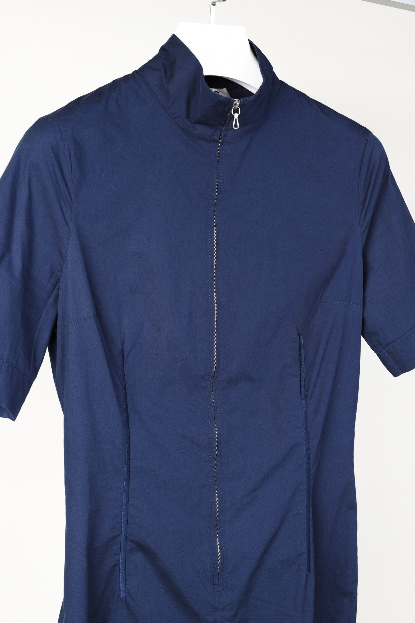 Acne Studios Acne Studios SS/16 Rane Blue Poplin Full-Zip Mini Dress Size M / US 6-8 / IT 42-44 - 3 Thumbnail
