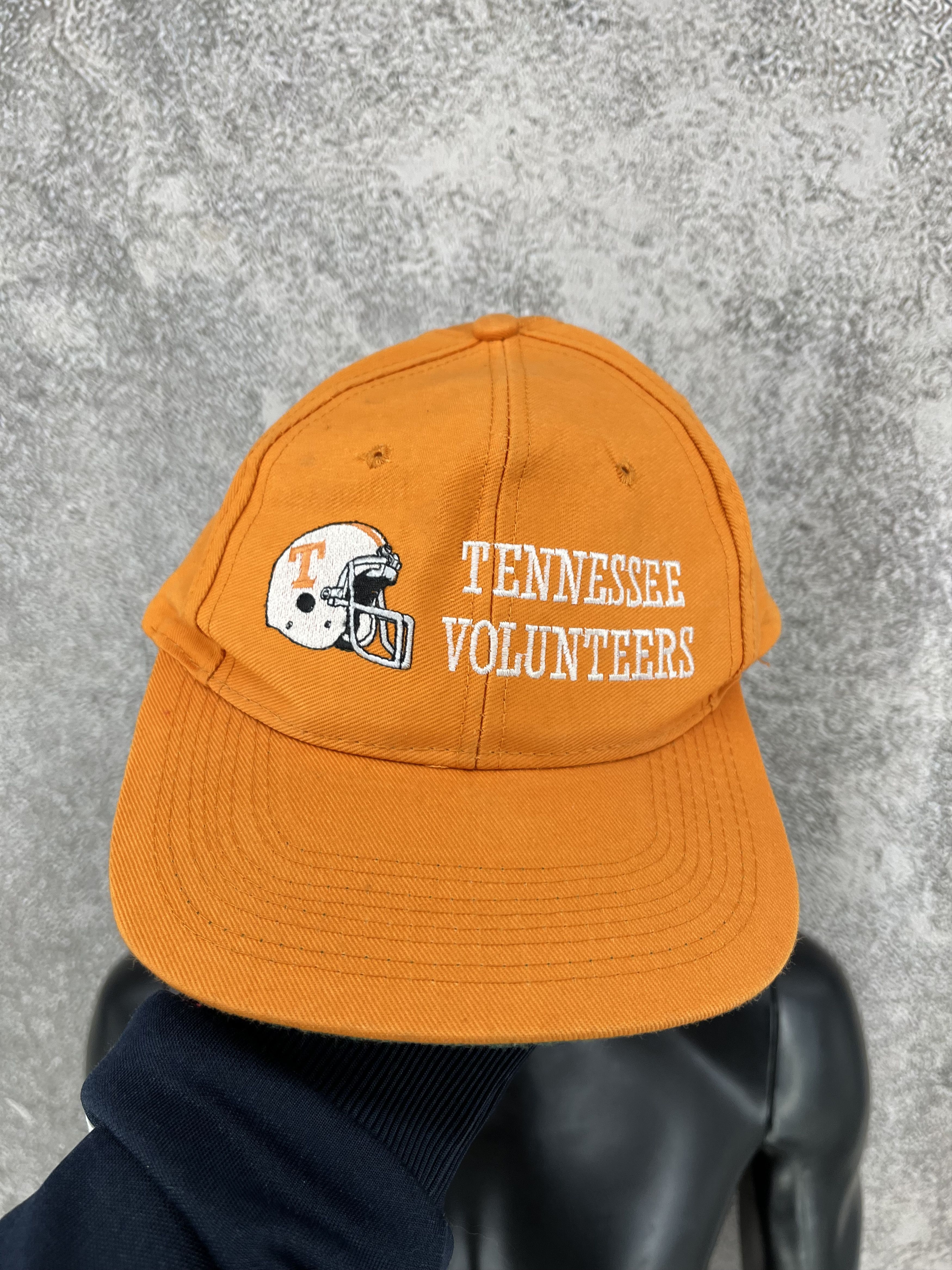 Vintage Tennessee Volunteers Hat NCAA Orange Hat Adjustable Size ONE SIZE - 2 Thumbnail