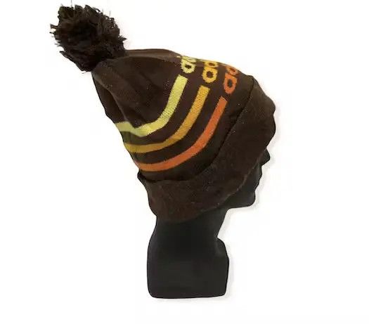 Adidas × Vintage Vintage Adidas Spell Out Beanie Hat Size ONE SIZE - 3 Thumbnail
