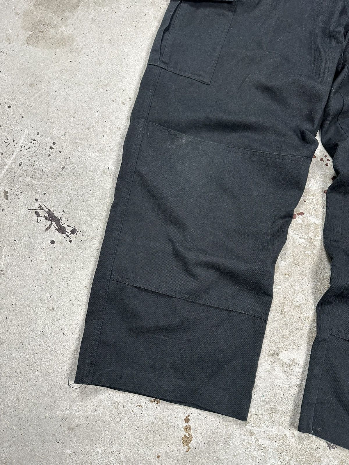 Dickies × Vintage Vintage Y2K Dickies Redhawk Black Cargo Baggy Carpenter Pant Size US 40 / EU 56 - 3 Thumbnail