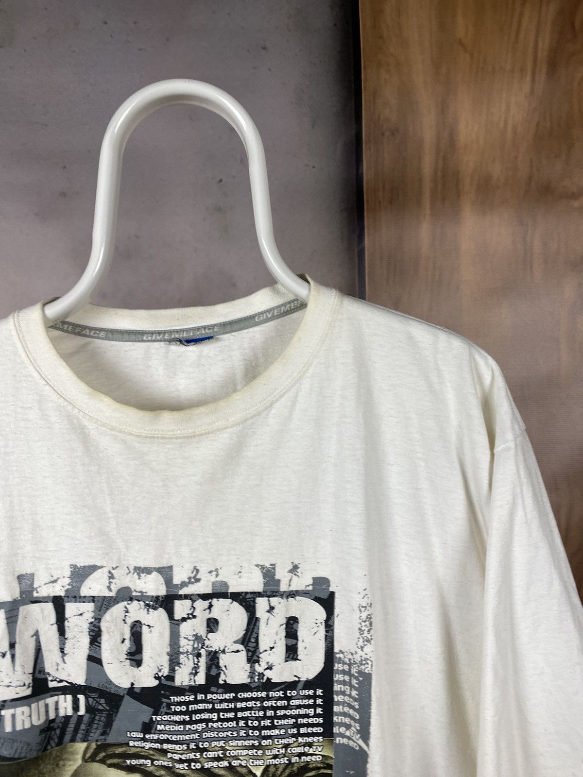 Rap Tees 🎙️Vintage Hip Hop Rap Tee — 2000s Give Me Face Truth Shirt🎙️ Size US L / EU 52-54 / 3 - 5 Thumbnail