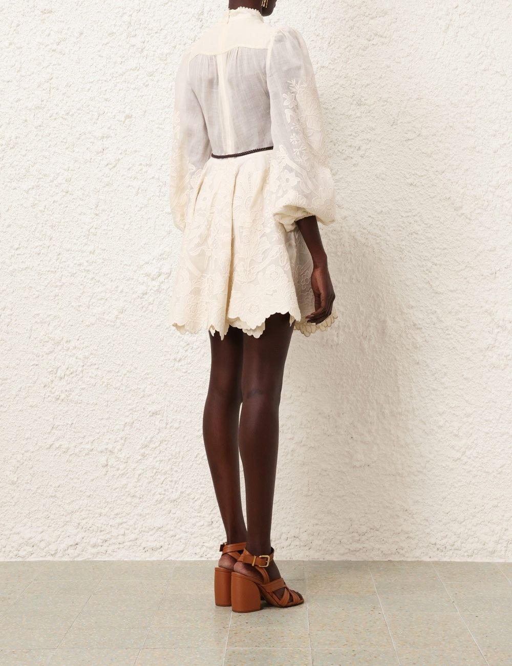 zimmermann ottie embroidered mini dress Zimmermann Ottie Lace Mini Dress main image 1