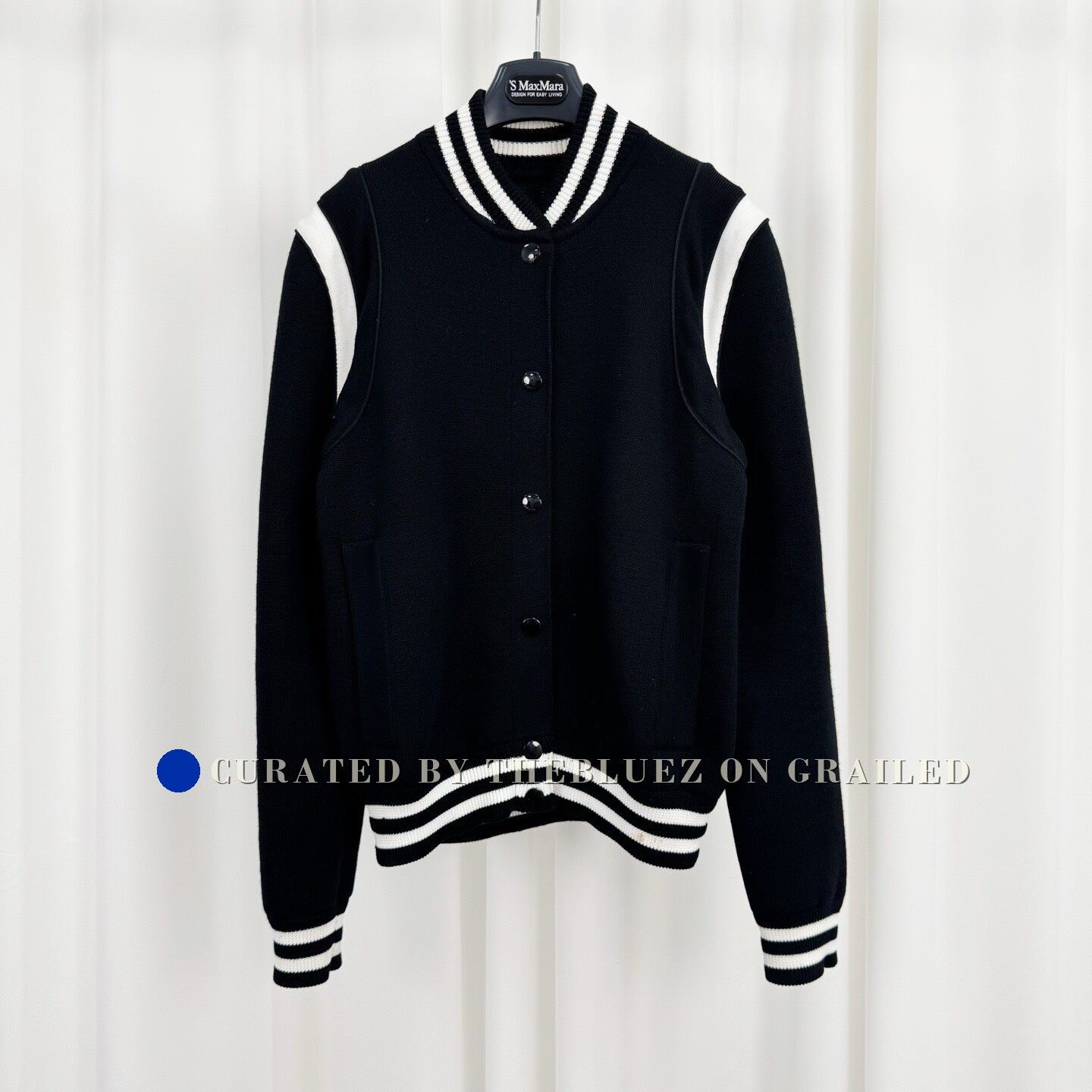 Givenchy Givenchy Embroidered Letter Wool Baseball Jacket Size US M / EU 48-50 / 2 - 1 Thumbnail