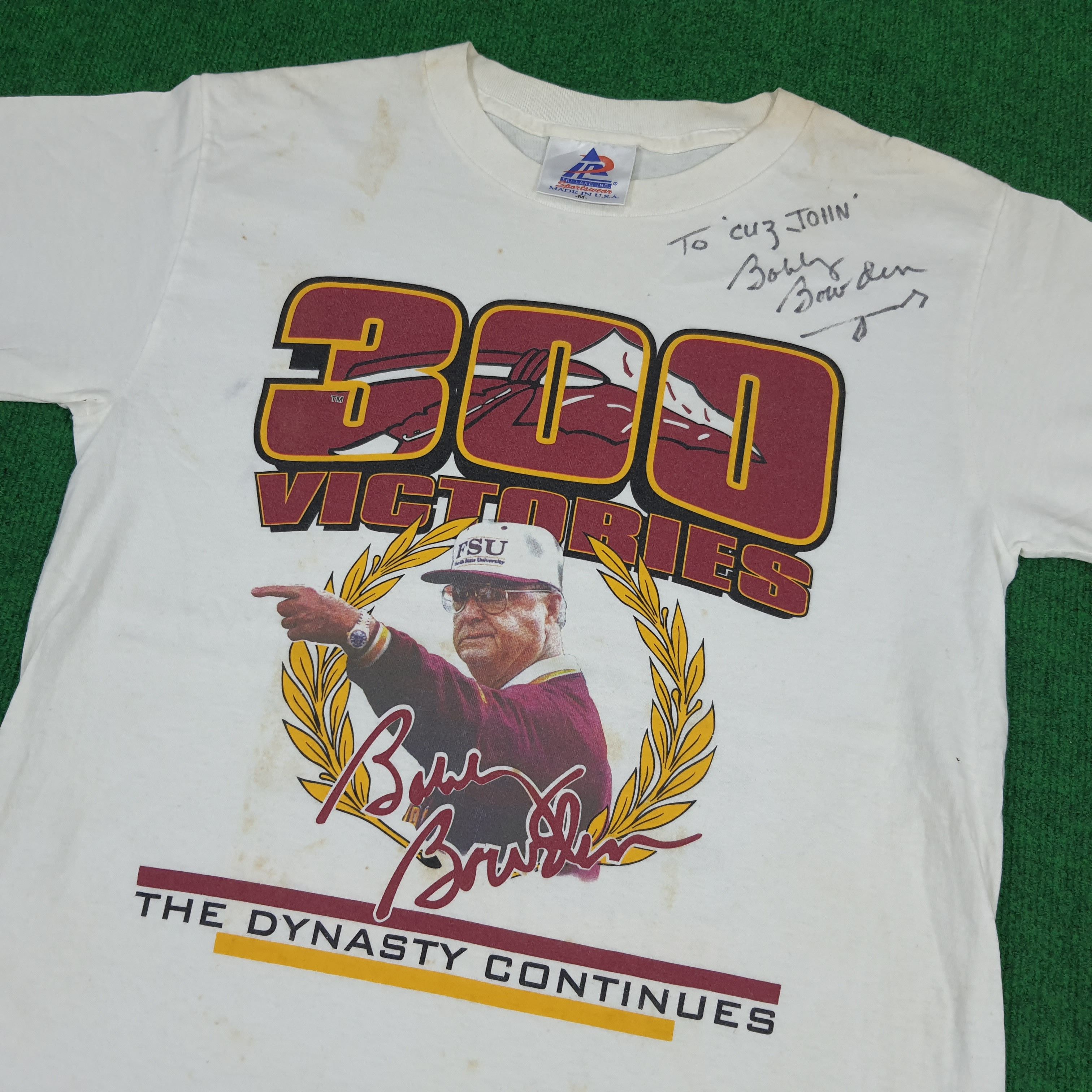 Other Vintage Bobby Bowben American Footballer Coach T-shirt Size US M / EU 48-50 / 2 - 2 Thumbnail