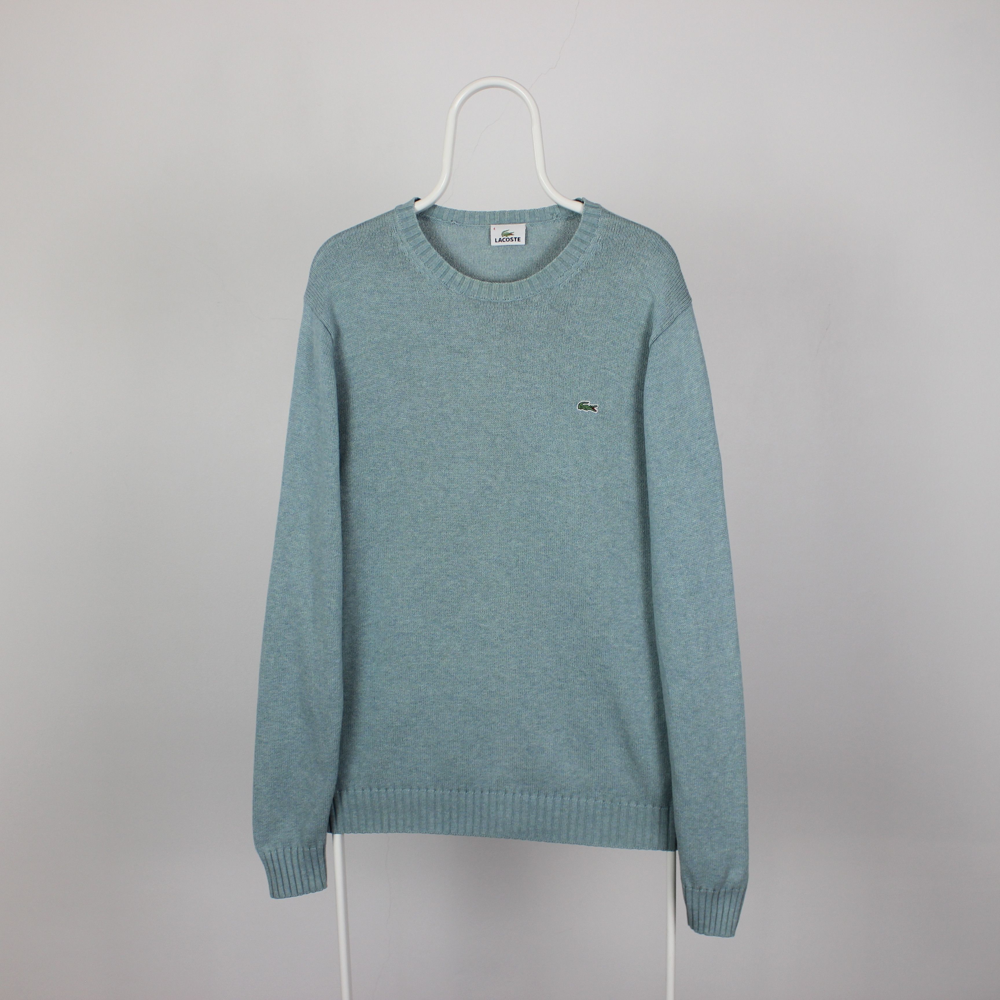 Lacoste Lacoste sweater men cotton wool blue green L 4 Size US L / EU 52-54 / 3 - 2 Thumbnail