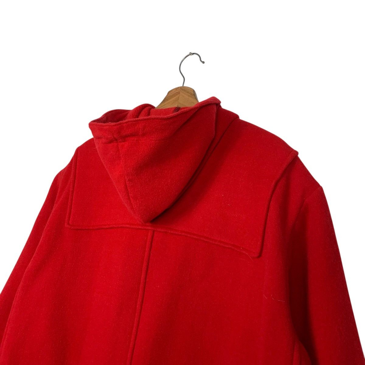 Japanese Brand Mademoiselle Non Non Red Wool Duffle Coat Size M / US 6-8 / IT 42-44 - 9 Thumbnail