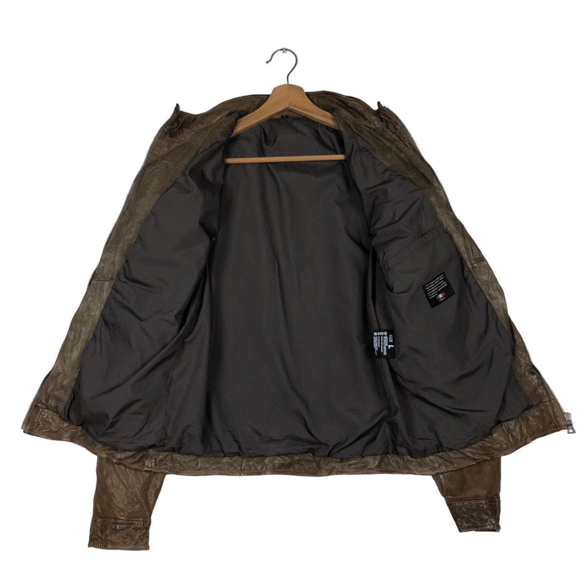 Japanese Brand 🔥Vintage Biker Leather Jacket Multi Pocket Bondage Italy Size US M / EU 48-50 / 2 - 13 Thumbnail