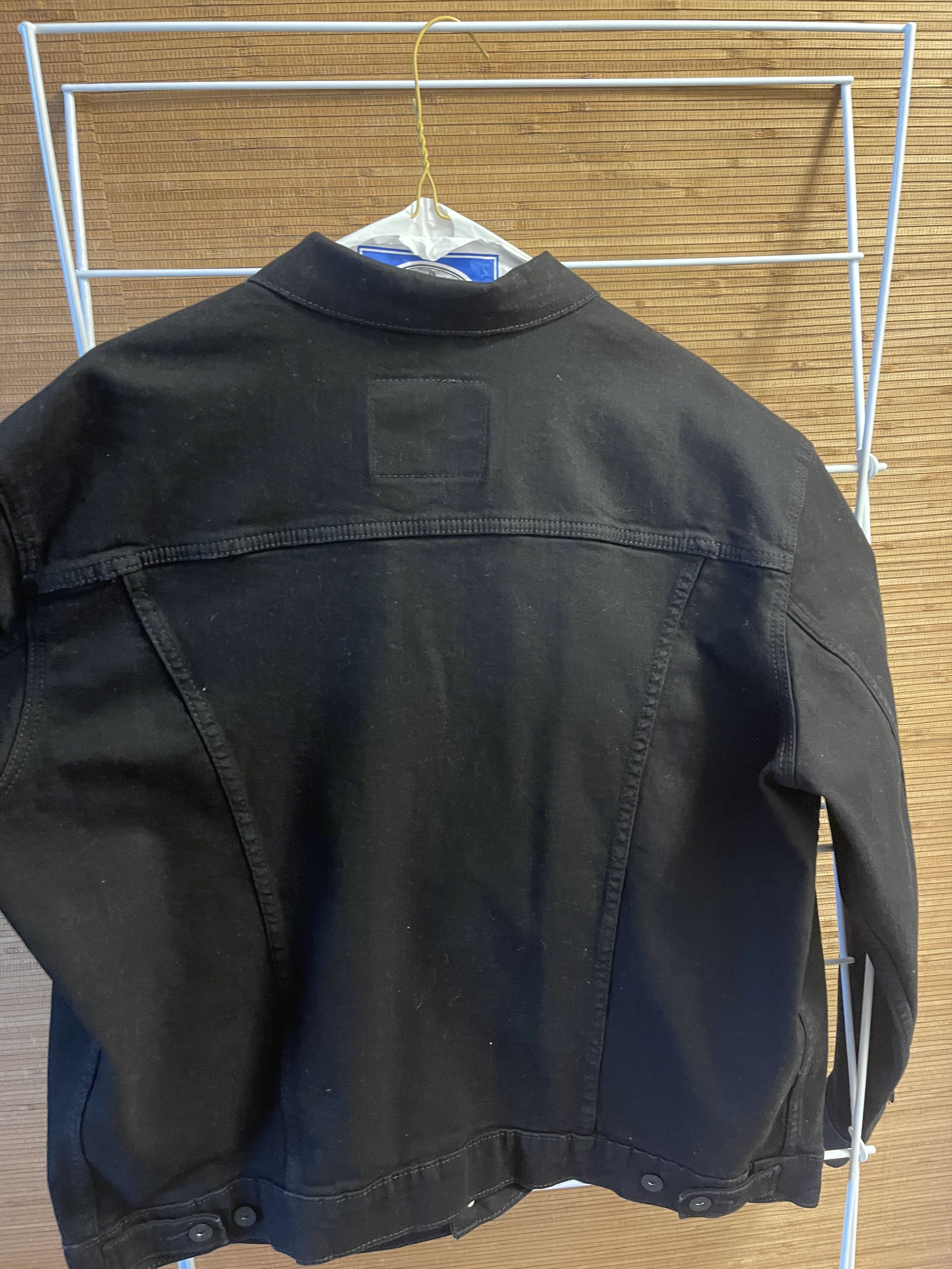 Levi's Levis Black Denim Jacket Size US XL / EU 56 / 4 - 3 Thumbnail