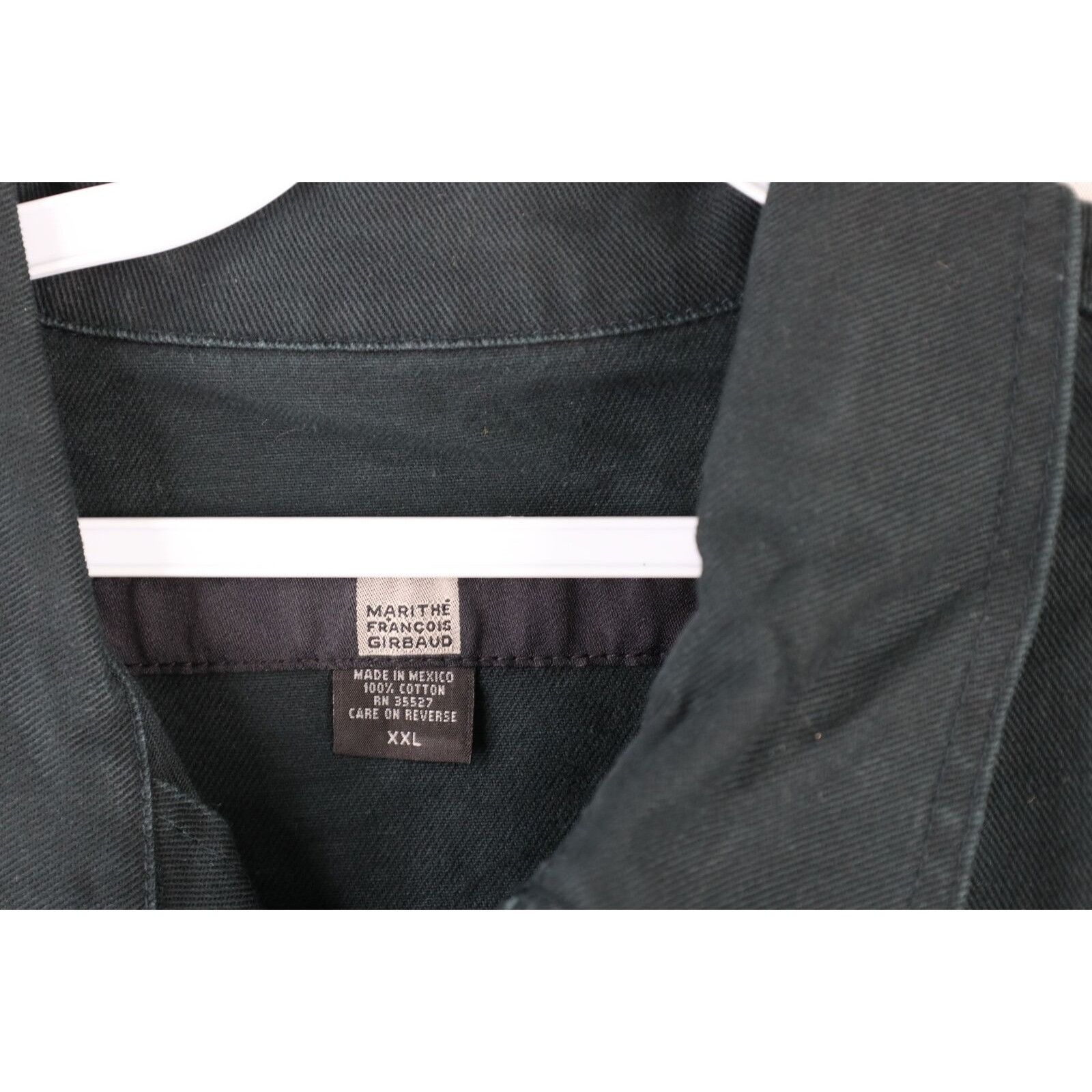 Marithe + Francois Girbaud NOS Vintage 90s Marithe Francois Girbaud Denim Jacket Size US XXL / EU 58 / 5 - 6 Thumbnail