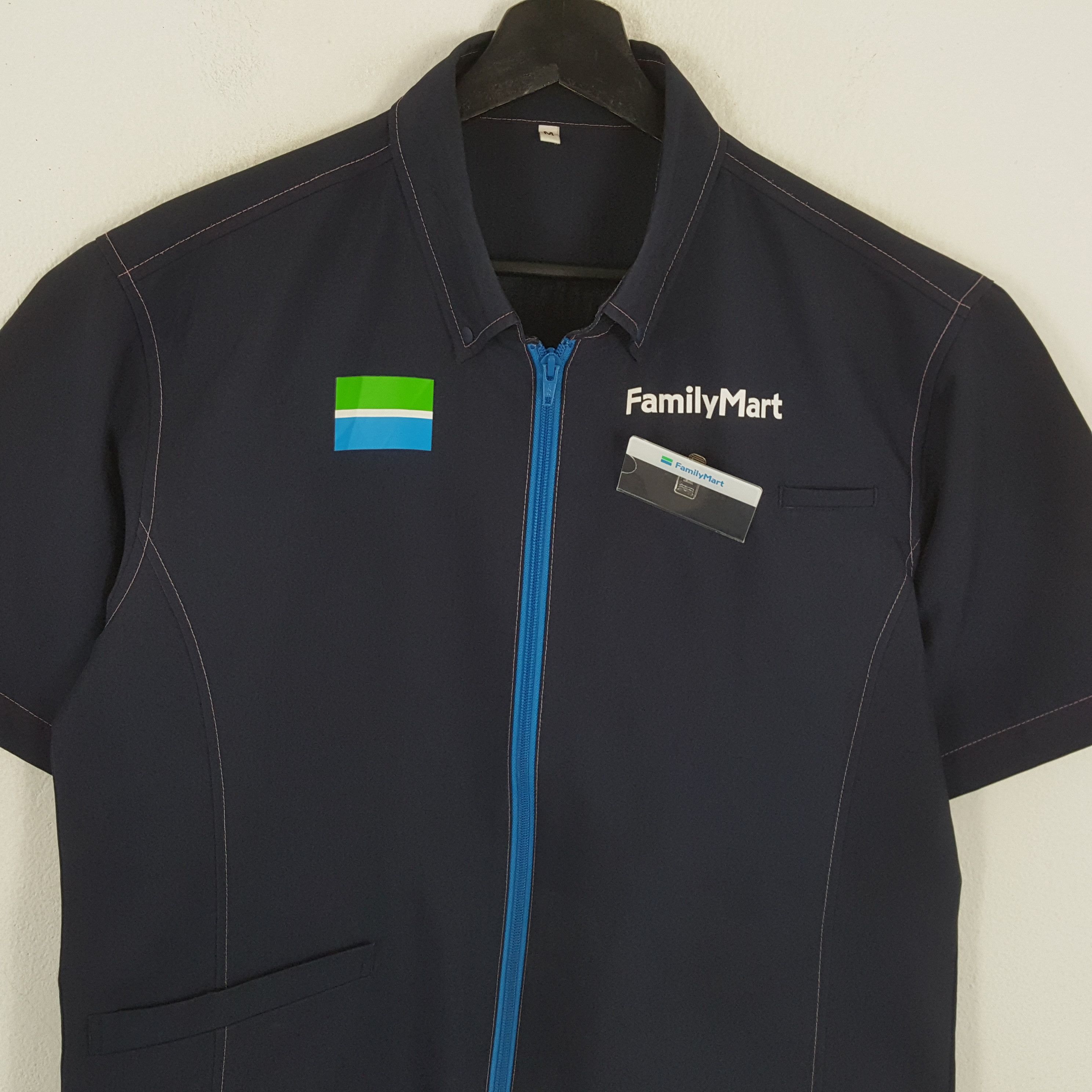 Japanese Brand × Vintage FAMILY MART Japanese Brand Workwear Uniform Jacket Size US M / EU 48-50 / 2 - 2 Thumbnail