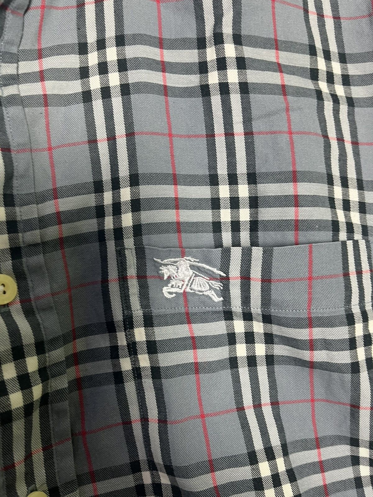 Burberry × Flannel × Vintage Vintage burberry shirt Size US L / EU 52-54 / 3 - 3 Thumbnail