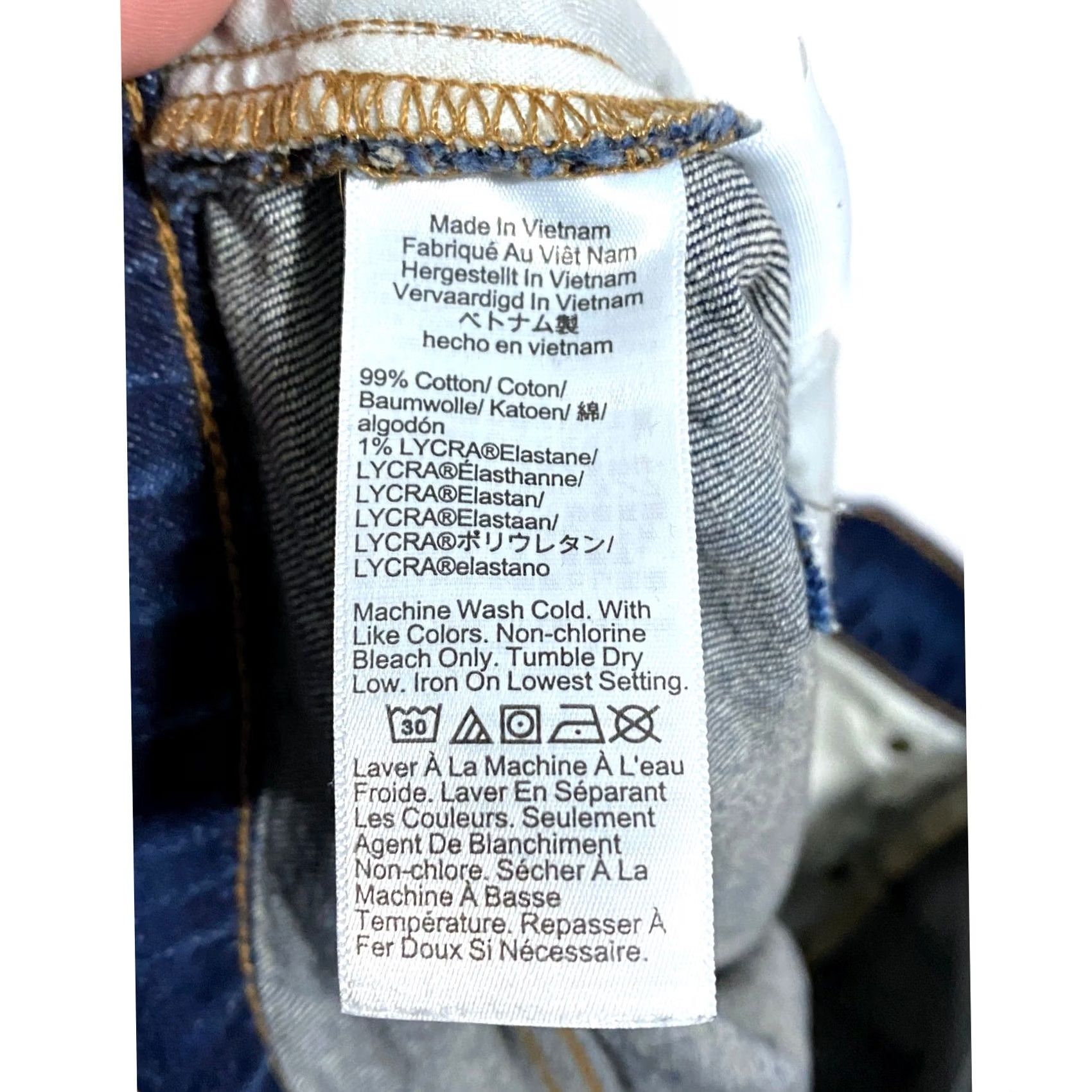 J.Crew J.Crew Jeans Wide-Leg Denim Button Fly 31 Womens 31 Blue Cotton Lycra Pockets Stretch Vintage Boho Y2K Casual Modern Regular Size 24" / US 00 / IT 34 - 6 Thumbnail
