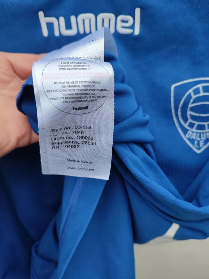 Hummel Dalum IF home FOOTBALL Kit SHIRT SOCCER JERSEY Hummel Size US S / EU 44-46 / 1 - 7 Thumbnail