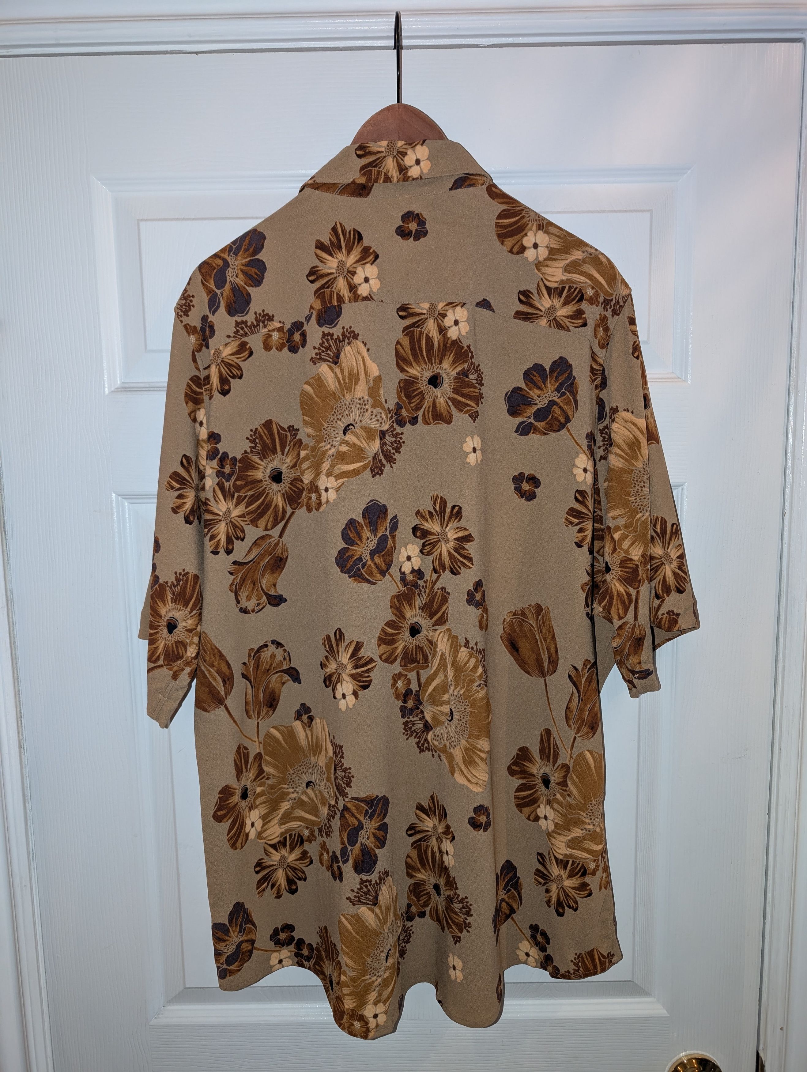 AMI AMI SHORT-SLEEVE FLORAL PRINT SUMMER FIT Size US M / EU 48-50 / 2 - 2 Thumbnail
