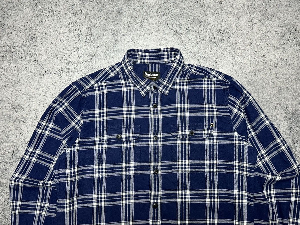 Barbour Barbour International Mens Flannel Plaid Shirt Size US L / EU 52-54 / 3 - 2 Thumbnail