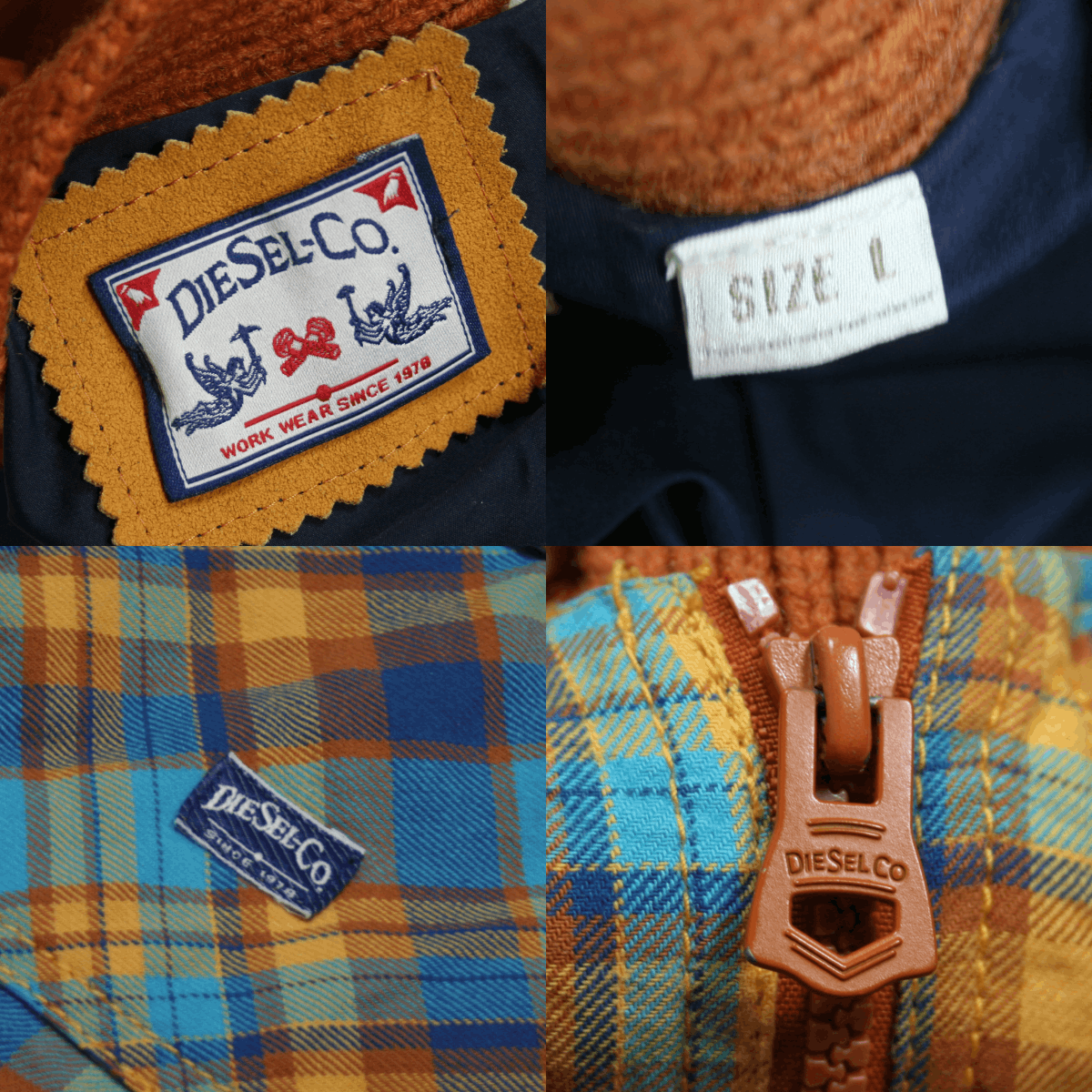 Diesel 00S Logo Y2K Reversible Puffer Sleeves Jacket Vintage Size US L / EU 52-54 / 3 - 19 Thumbnail