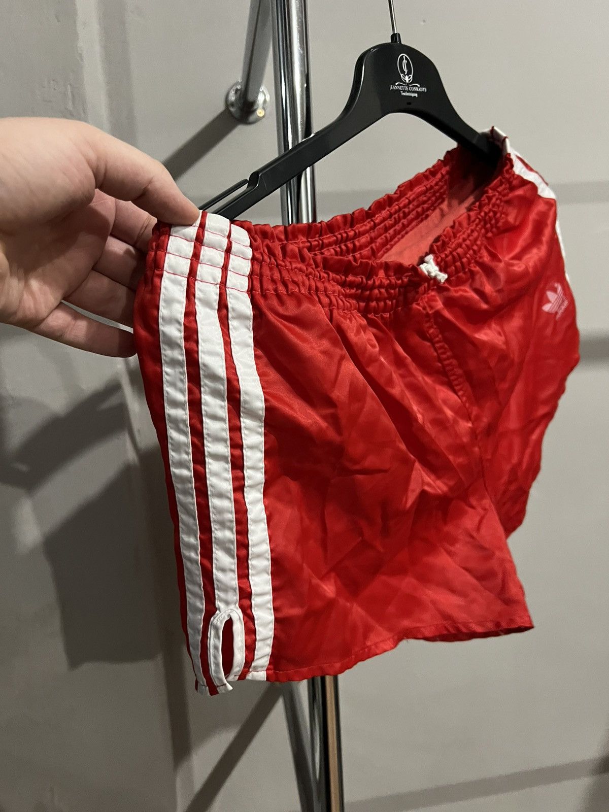 Adidas ADIDAS NYLON SPRINTER ICONIC SHORTS GLANZ RACER RETRO SIZE M Size US 36 / EU 52 - 5 Thumbnail