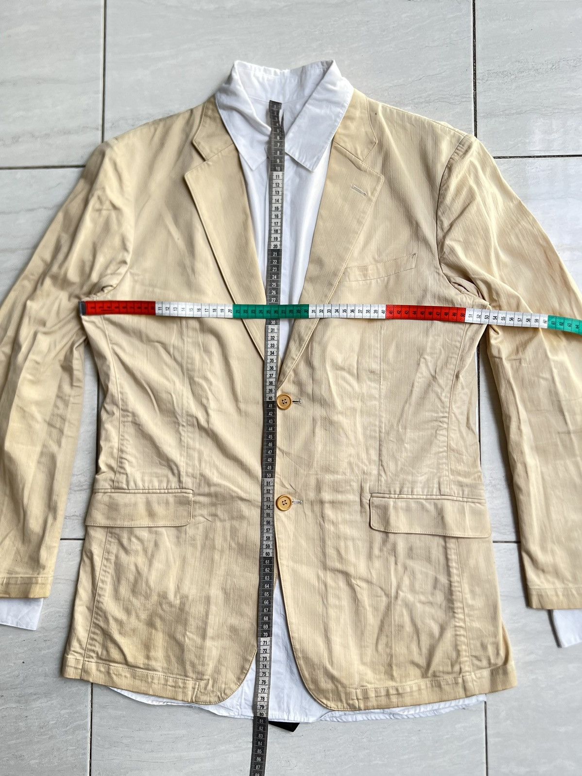 Yohji Yamamoto A.A.R Yohji Design Studio Shirt Blazers Size 52L - 2 Thumbnail