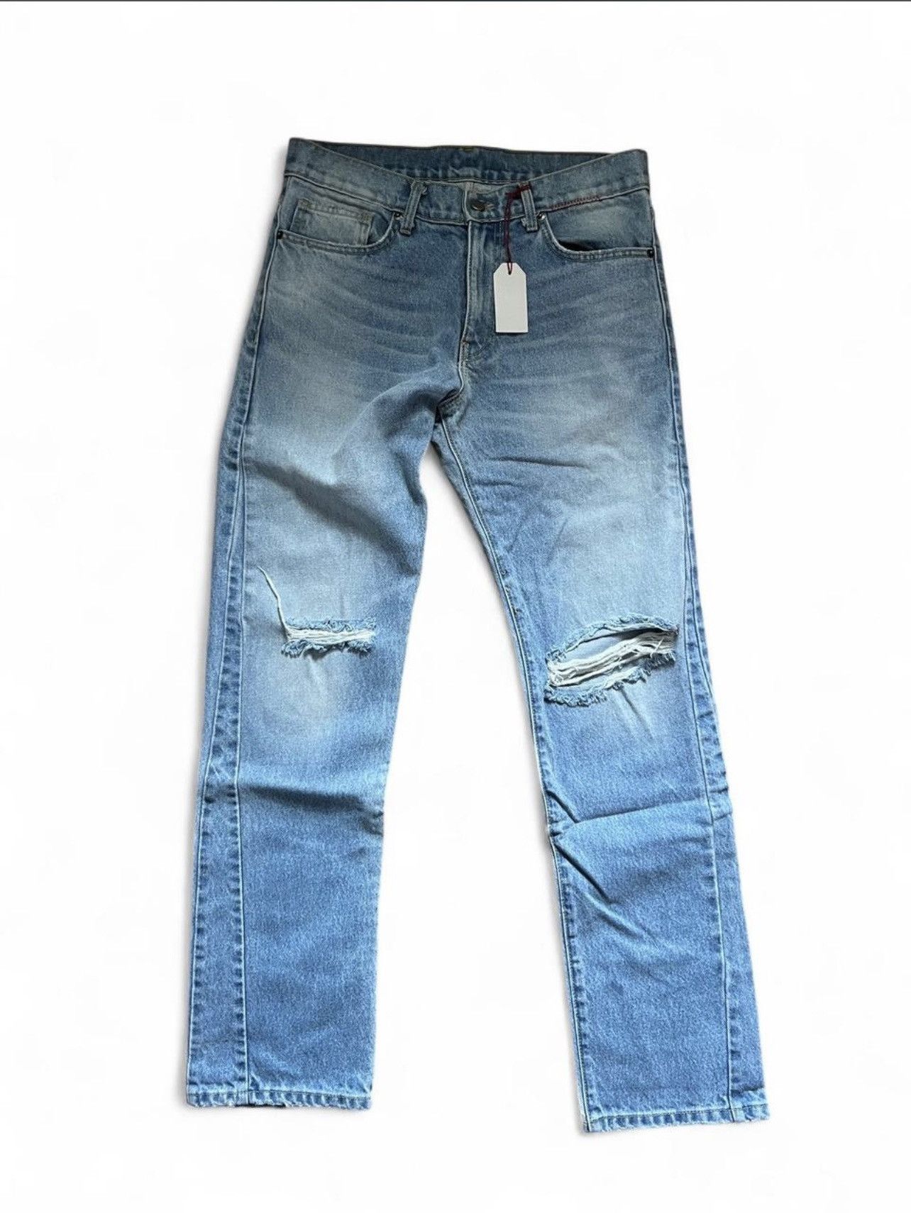 MOOJIMOOJIUS Distressed Denim Size US 32 / EU 48 - 2 Thumbnail