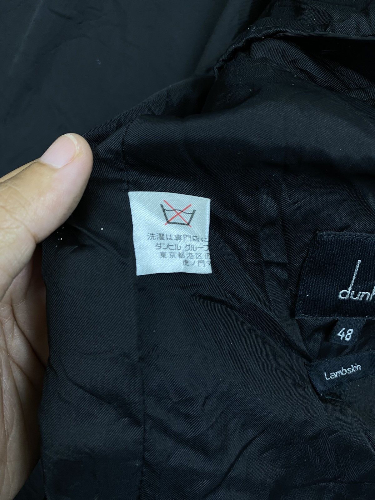 Alfred Dunhill 🔥RARE Vintage Dunhill Made In France Lambskin Jacket Size US M / EU 48-50 / 2 - 14 Thumbnail