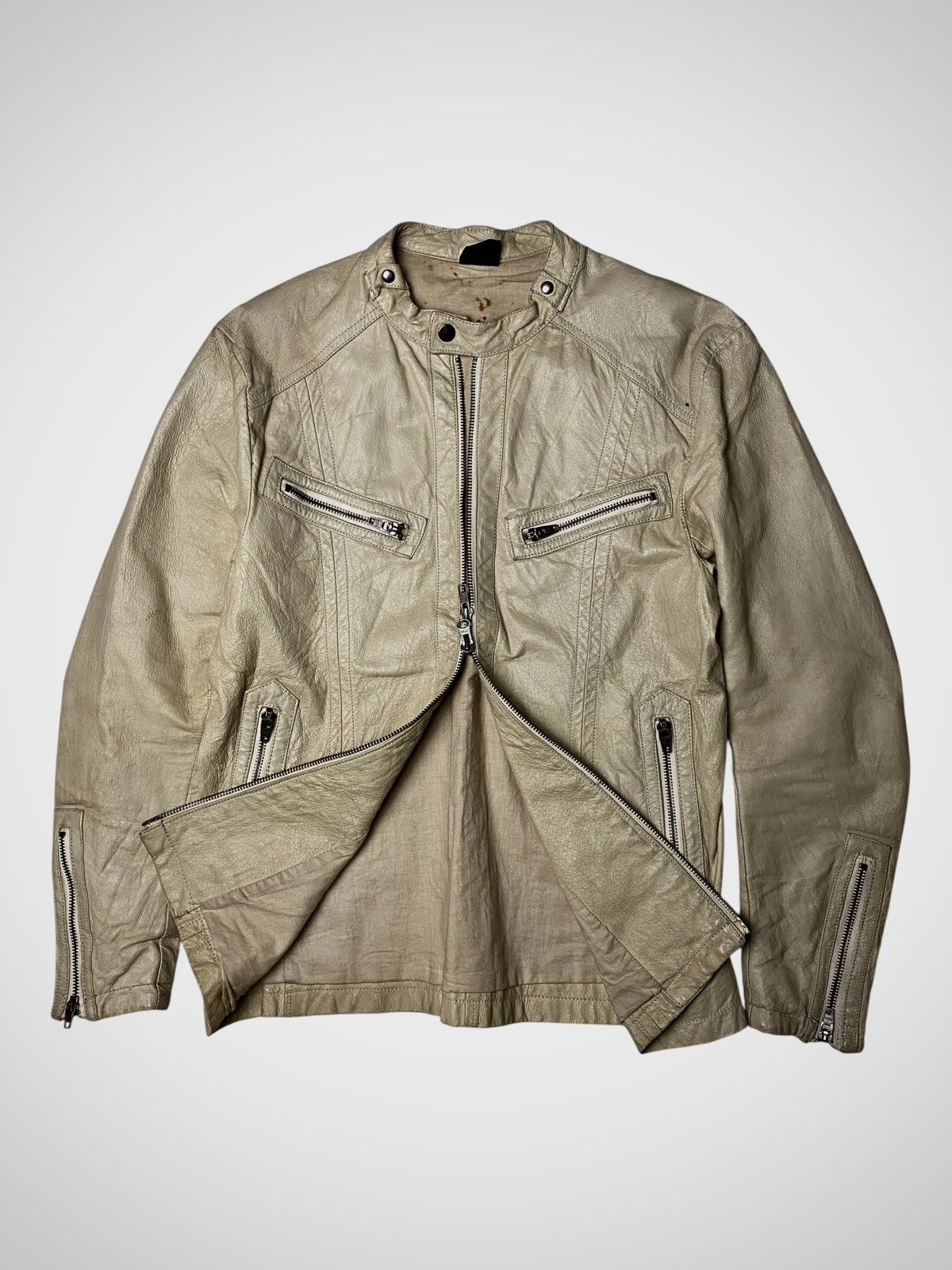 Isamu Katayama Backlash Jackrose Pig Leather Biker Jacket Size US M / EU 48-50 / 2 - 1 Thumbnail