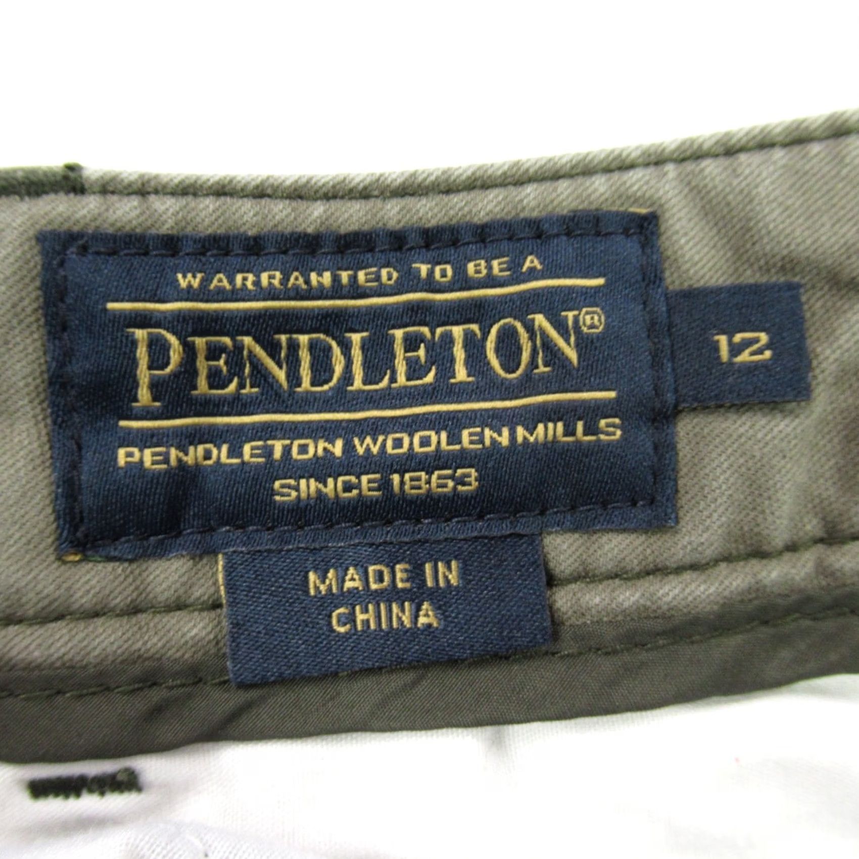 Pendleton Pendleton Pants Womens 12 Straight Leg Casual Pockets Lightweight Gray Shirt? Size 34" / US 12 / IT 48 - 3 Thumbnail
