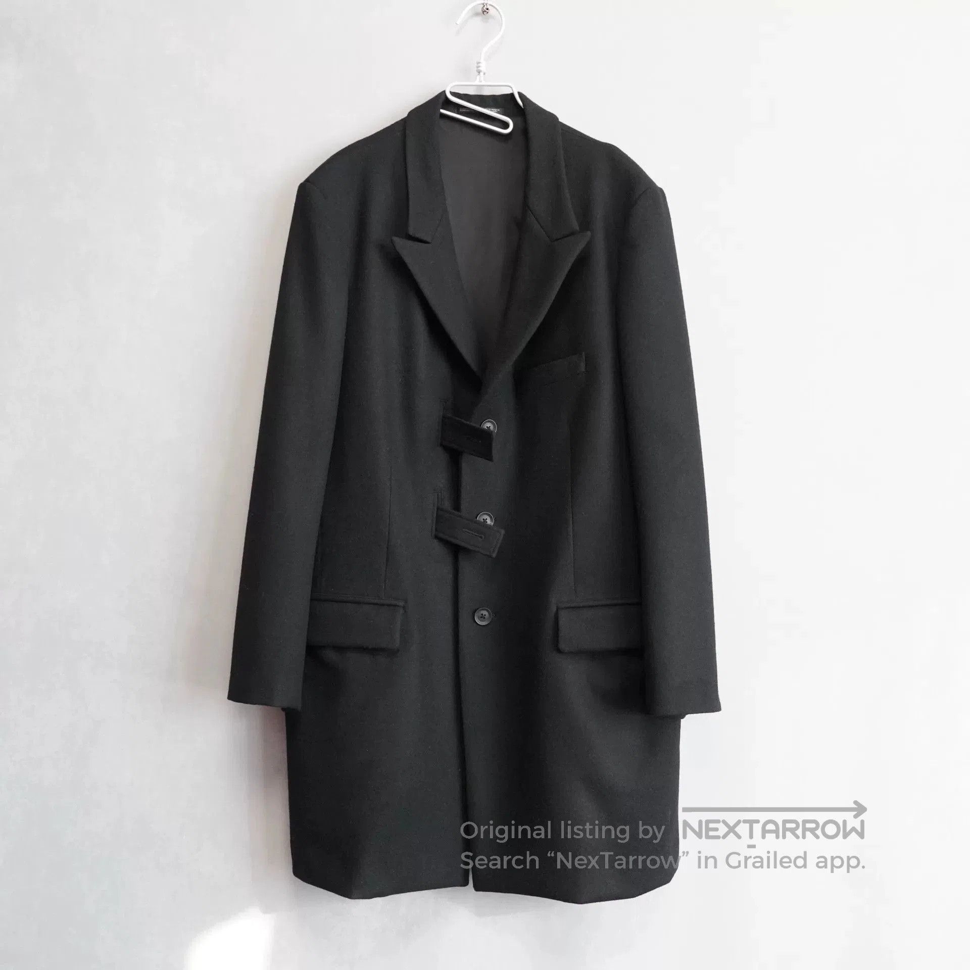 Yohji Yamamoto yohji yamamoto flannel long jacket. Size US M / EU 48-50 / 2 - 2 Thumbnail