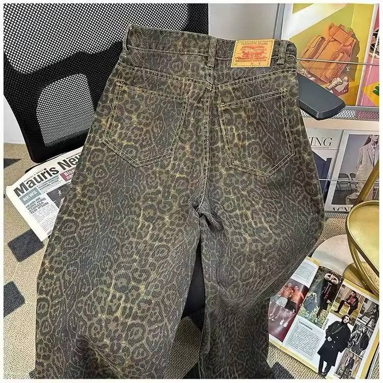 Japanese Brand × Vintage Stylish leopard denim Size US 36 / EU 52 - 6 Thumbnail